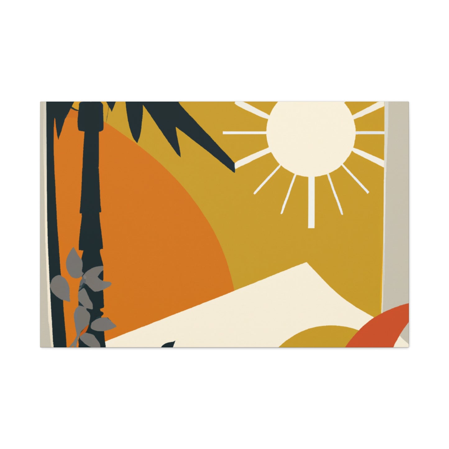 Twisted Balance- Midcentury - Canvas