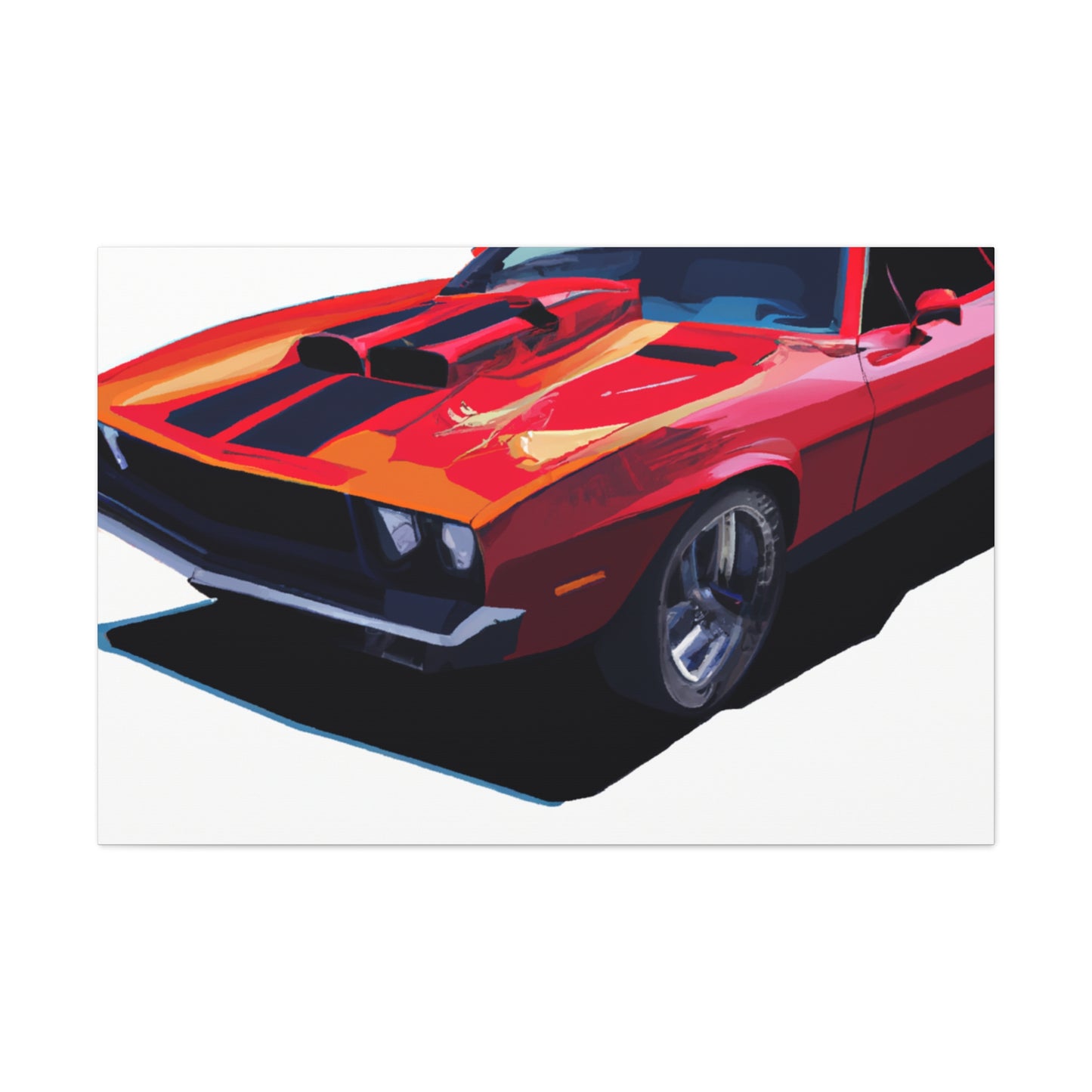 Hot Rod Thunder - Automobile - Canvas