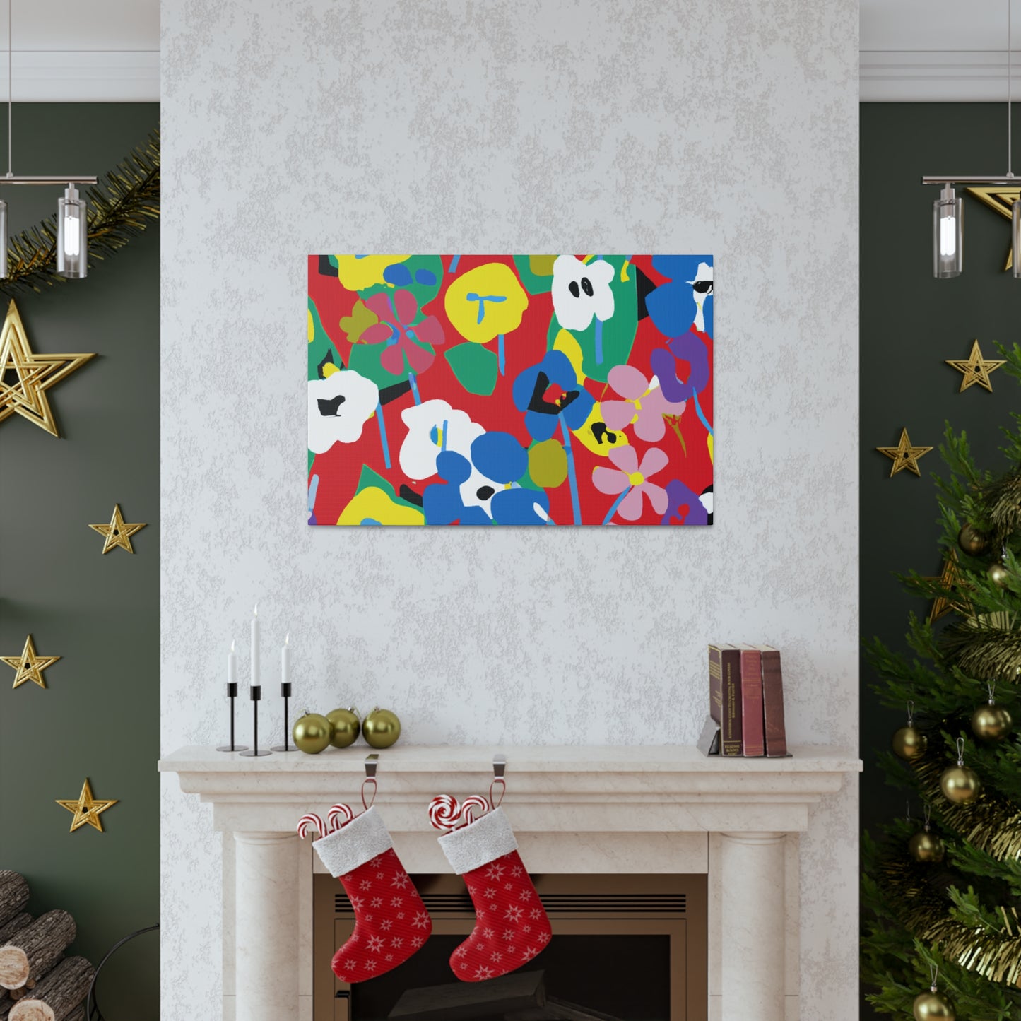 Flower Fairy Adventures - Floral Canvas