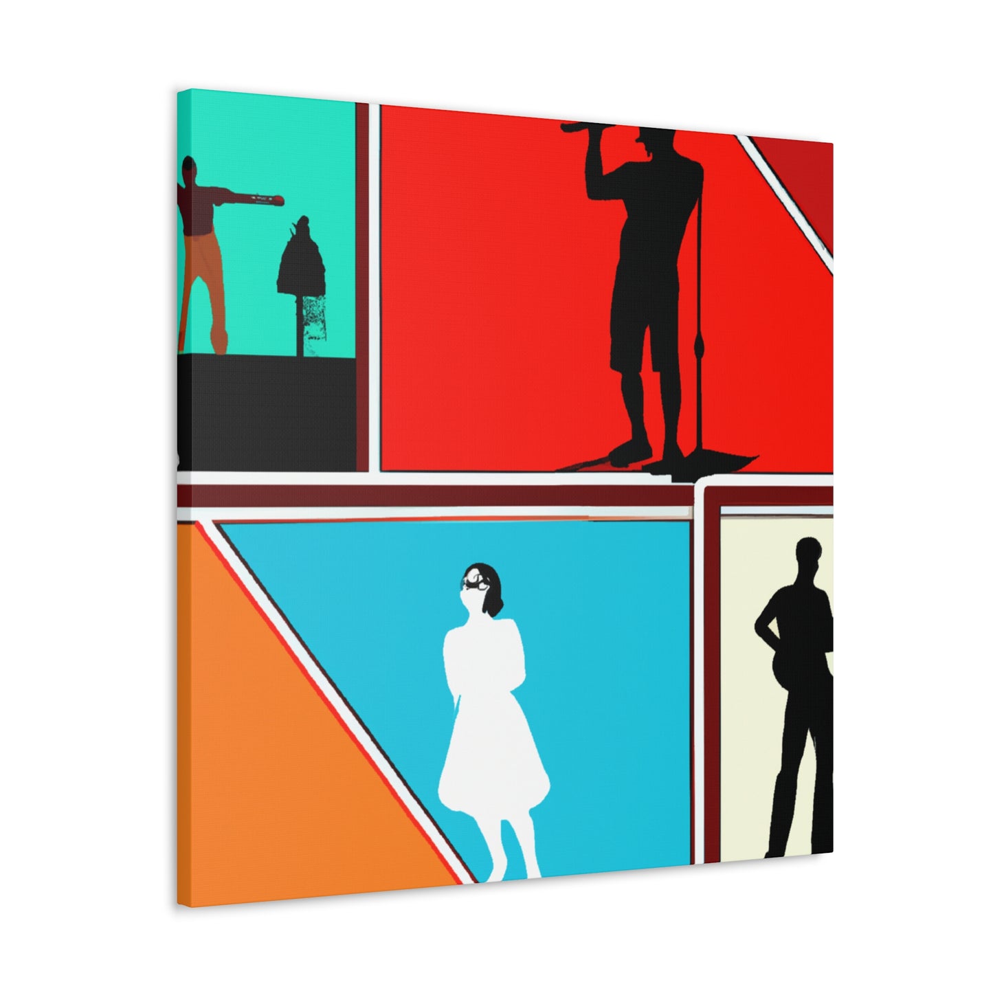 Rock-A-Console - Retro Music and Film Canvas