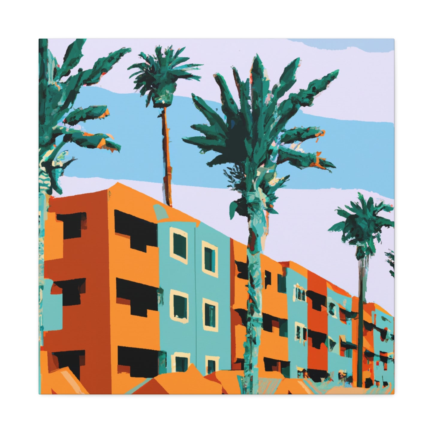 Parched Palette - Architectural - Canvas