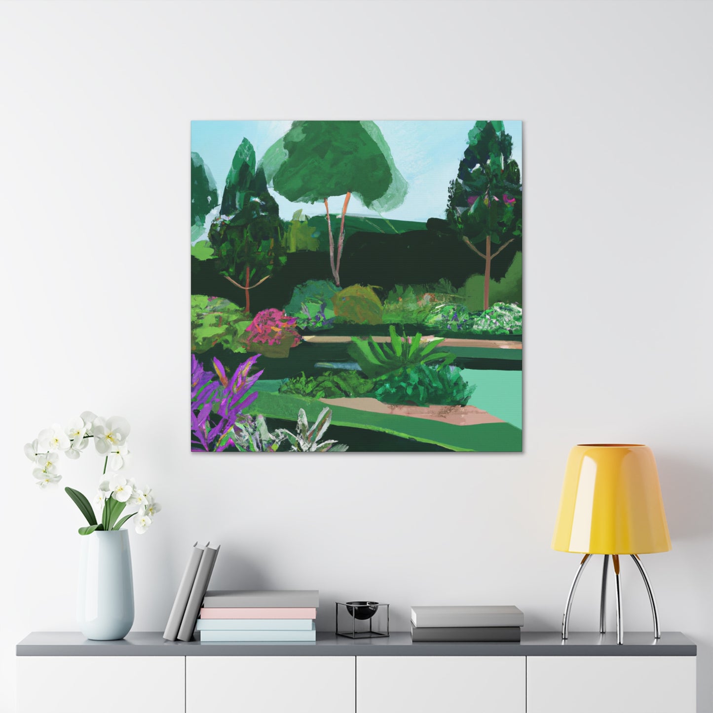 Flowering Fields - Landscape - Canvas