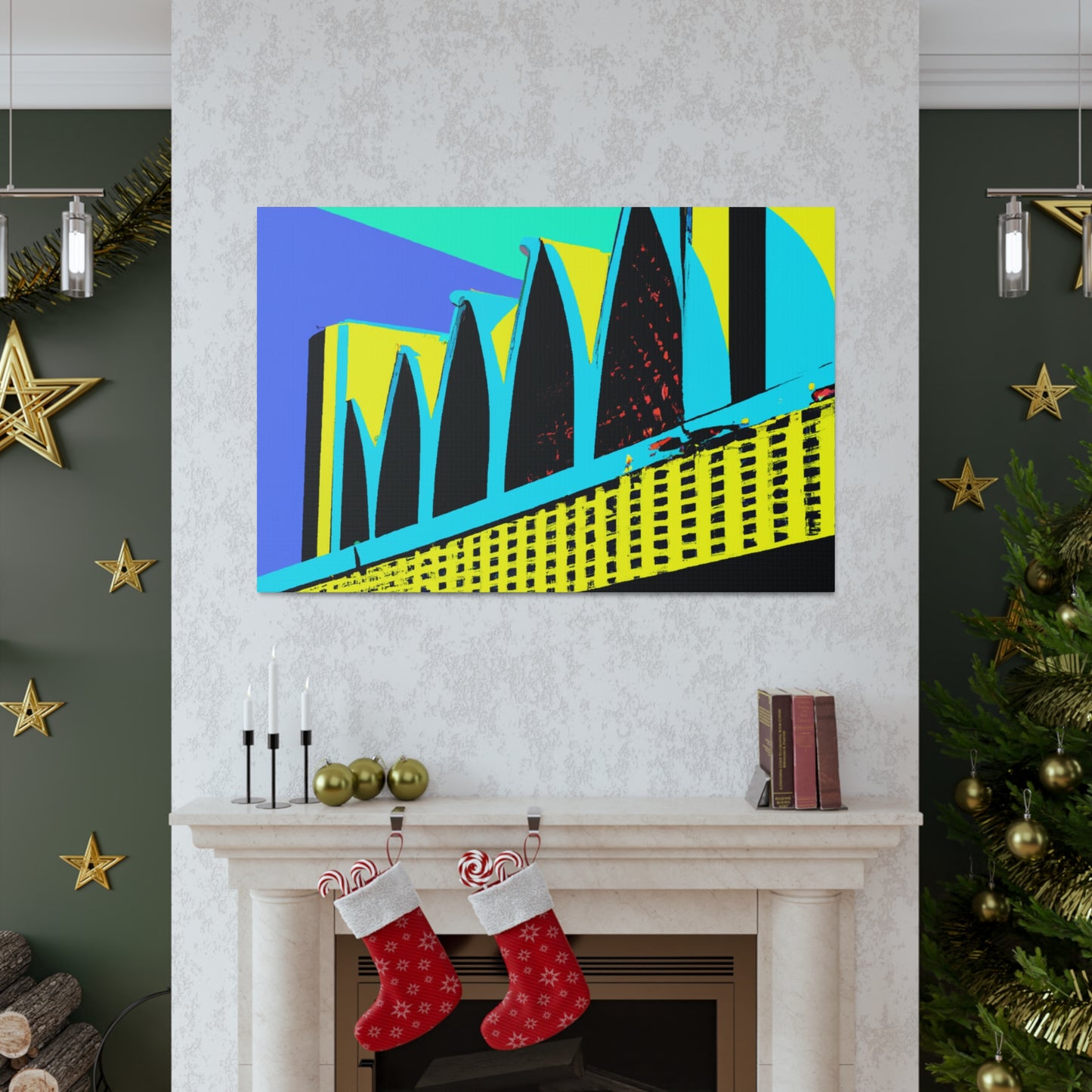 Teensome Twist-O-Rama Dance Hall - Canvas - Pop Art