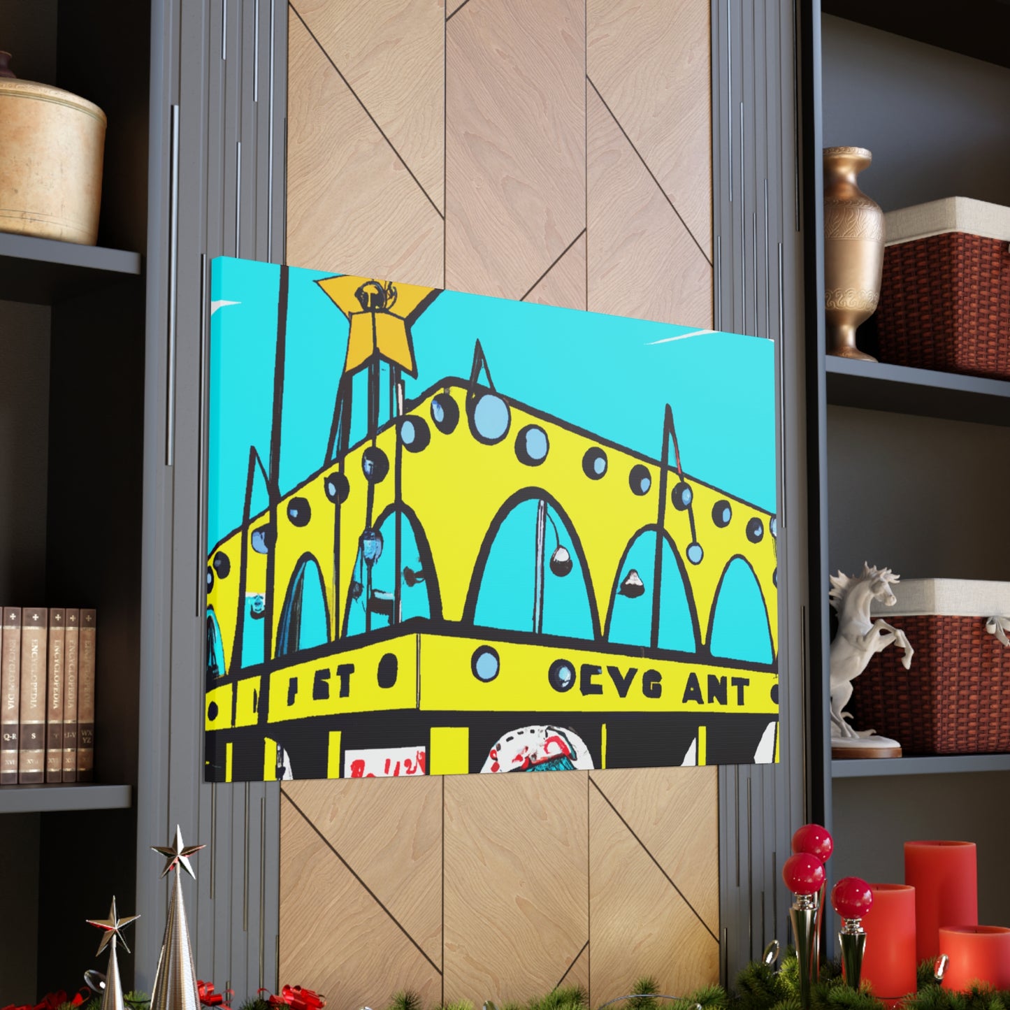 Sock-Hop-A-Round. - Pop Art Canvas