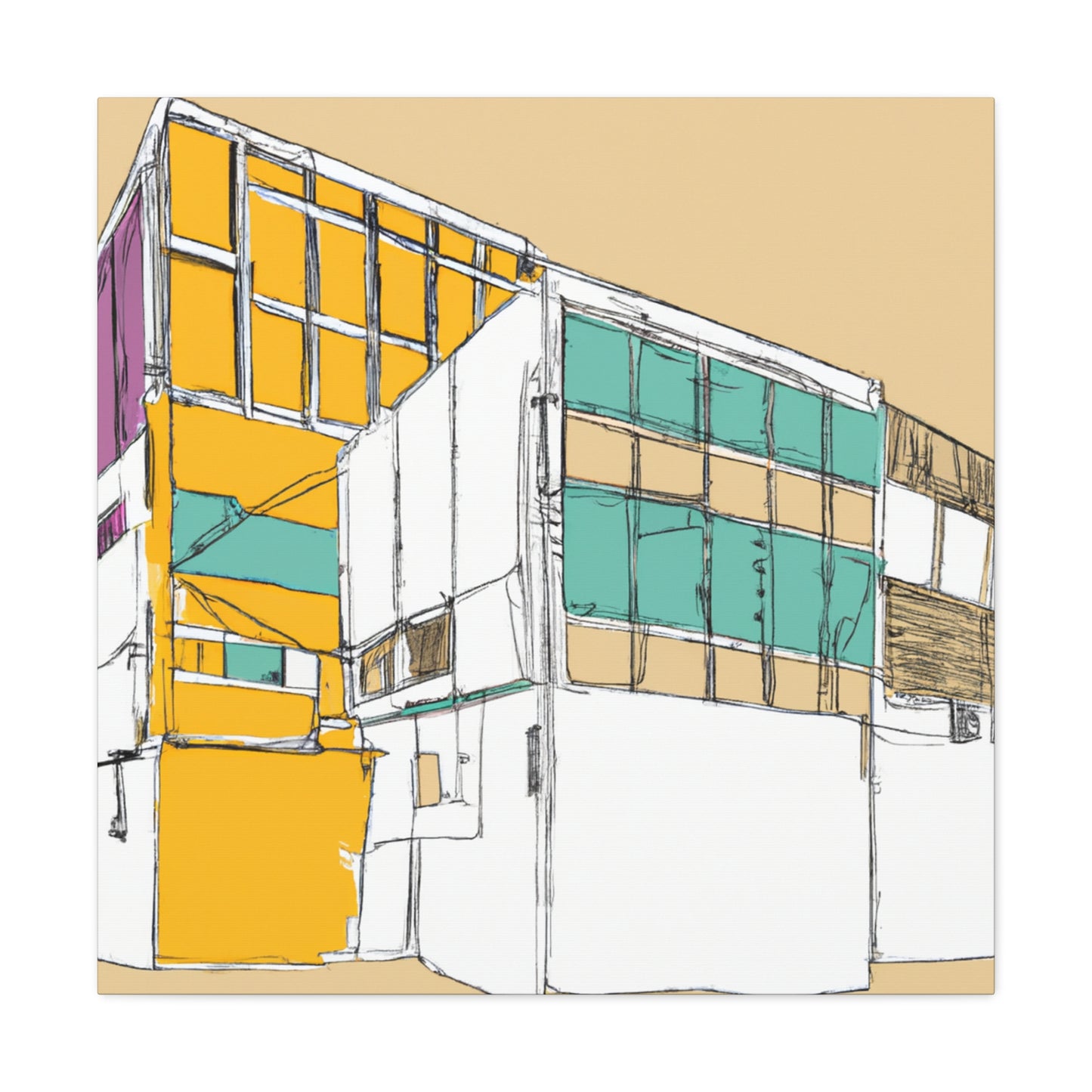 Sunny Day - Canvas - Architectural