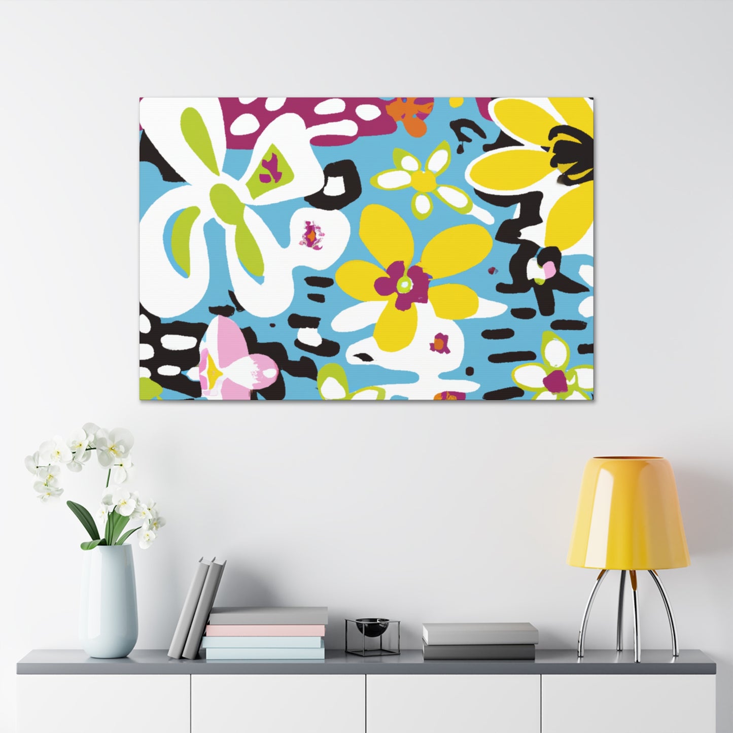'The Petal Palooza' - Floral Canvas