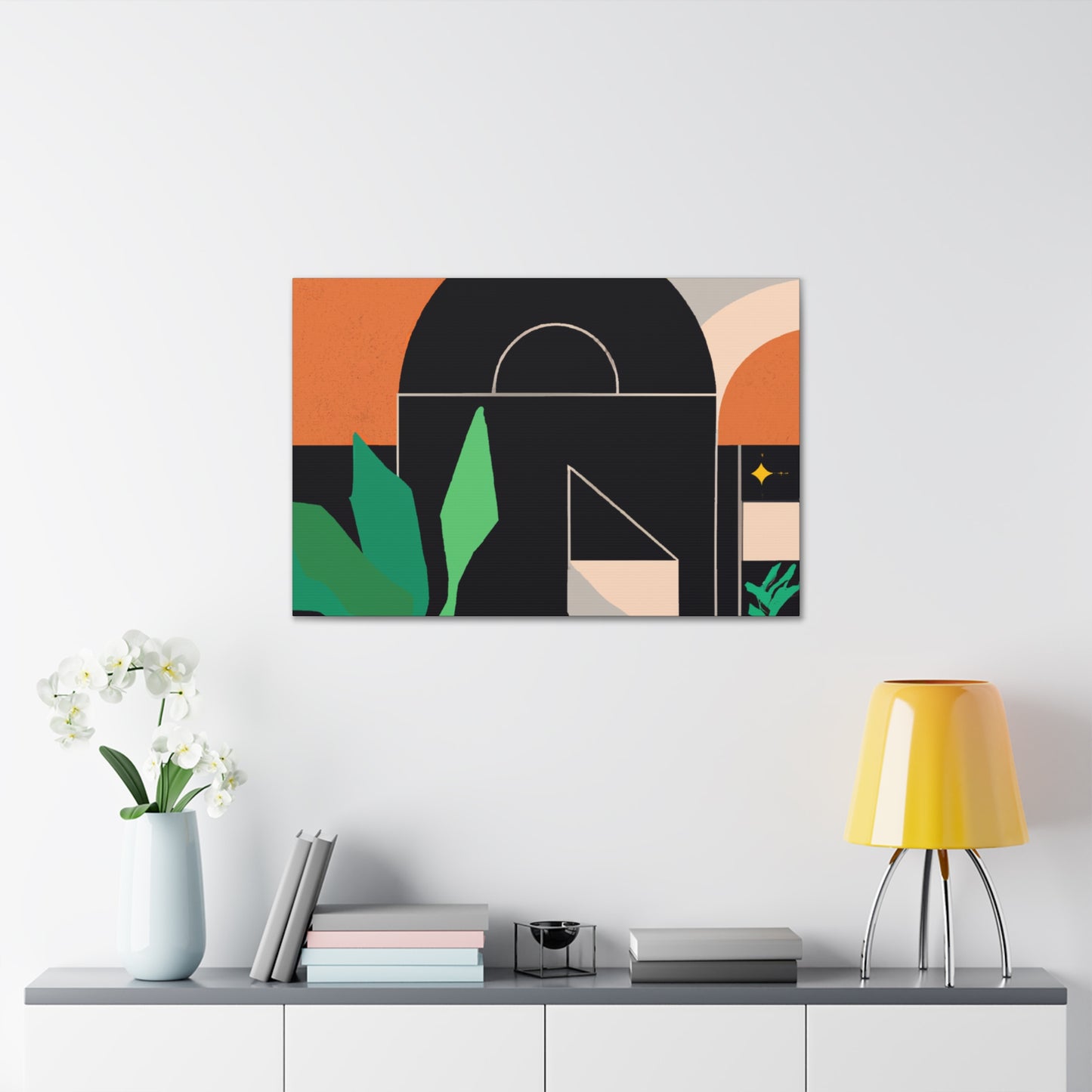 Ancestral Reflection - Midcentury - Canvas