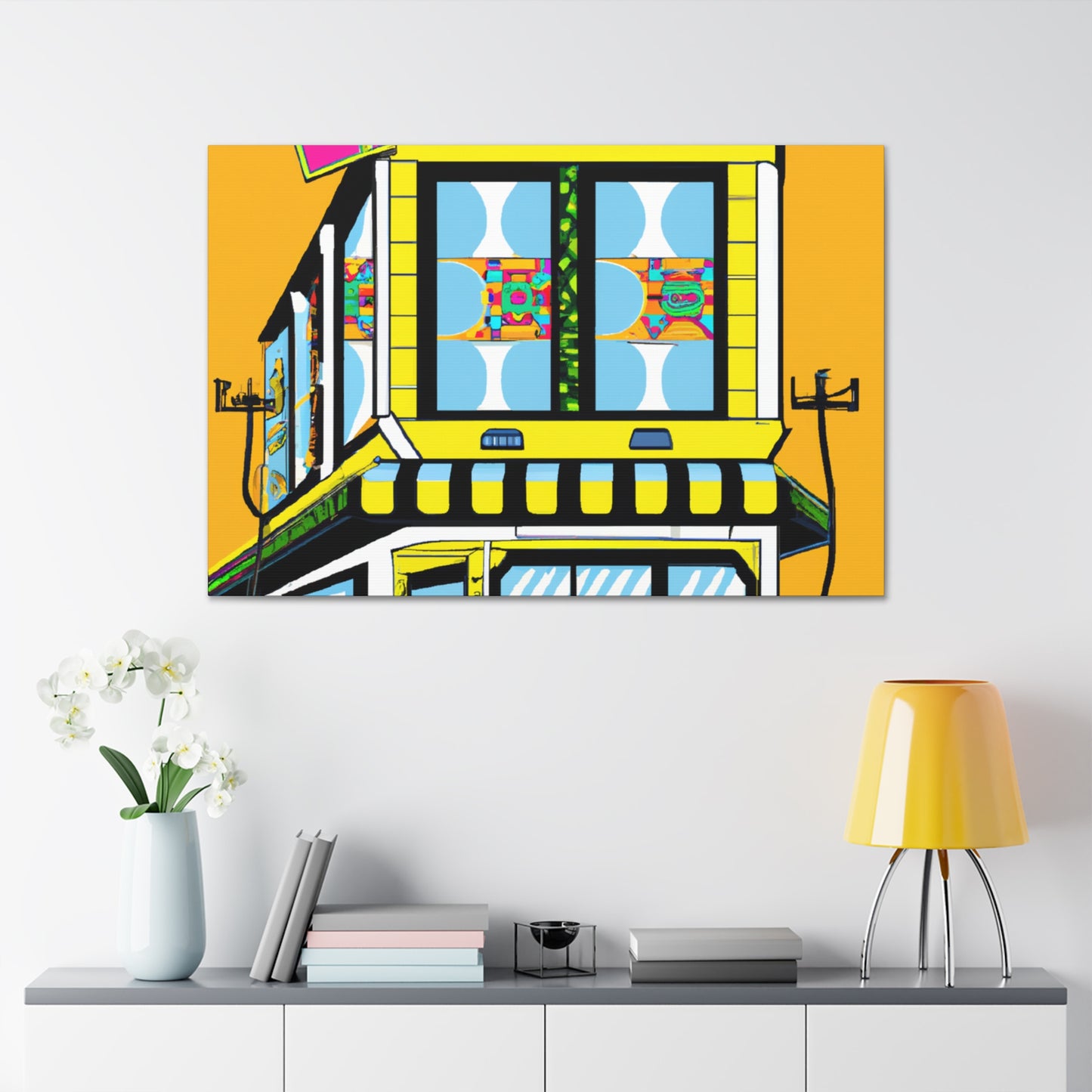 Moonshine Milkshake Parlor - Canvas - Pop Art