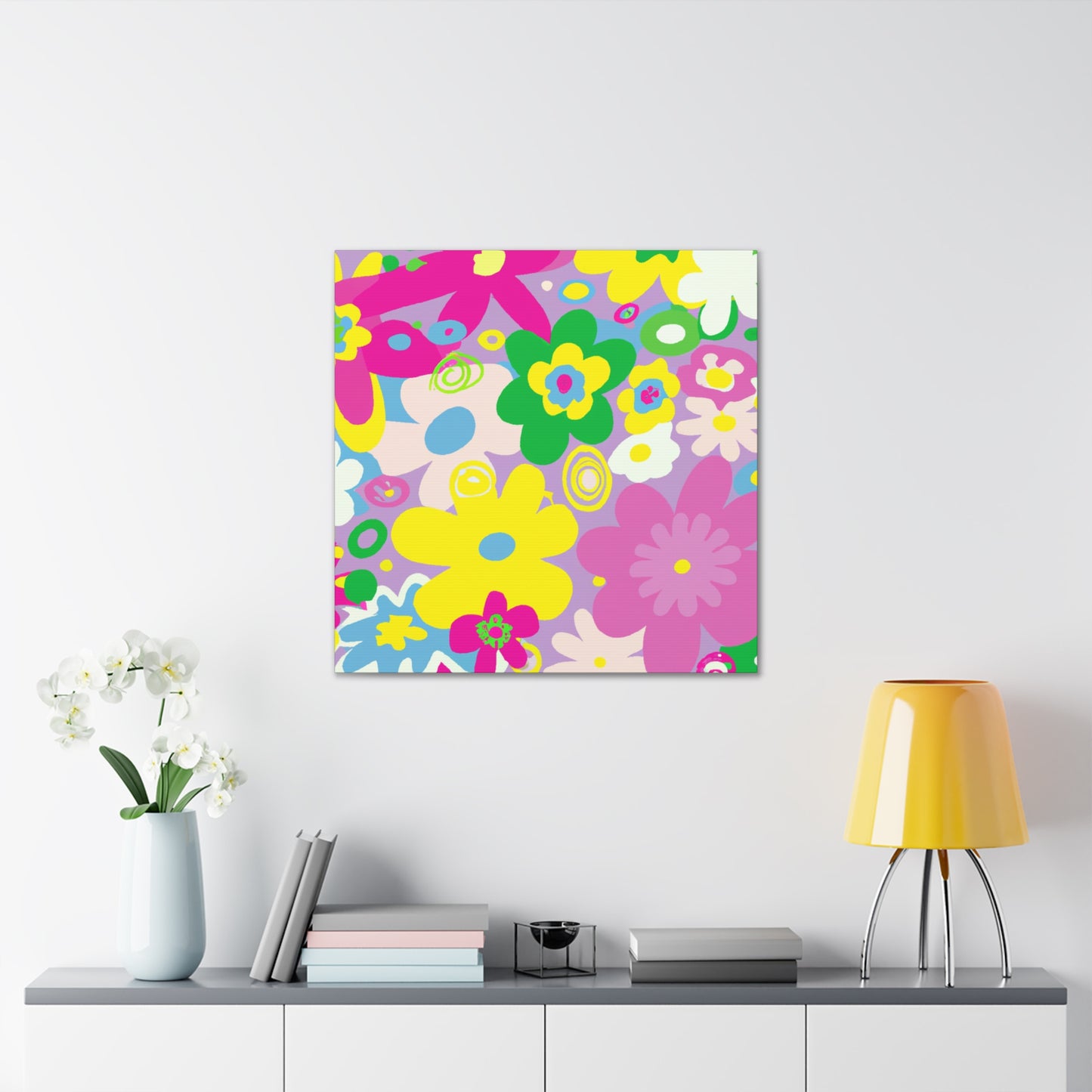 Starlit - Floral - Canvas