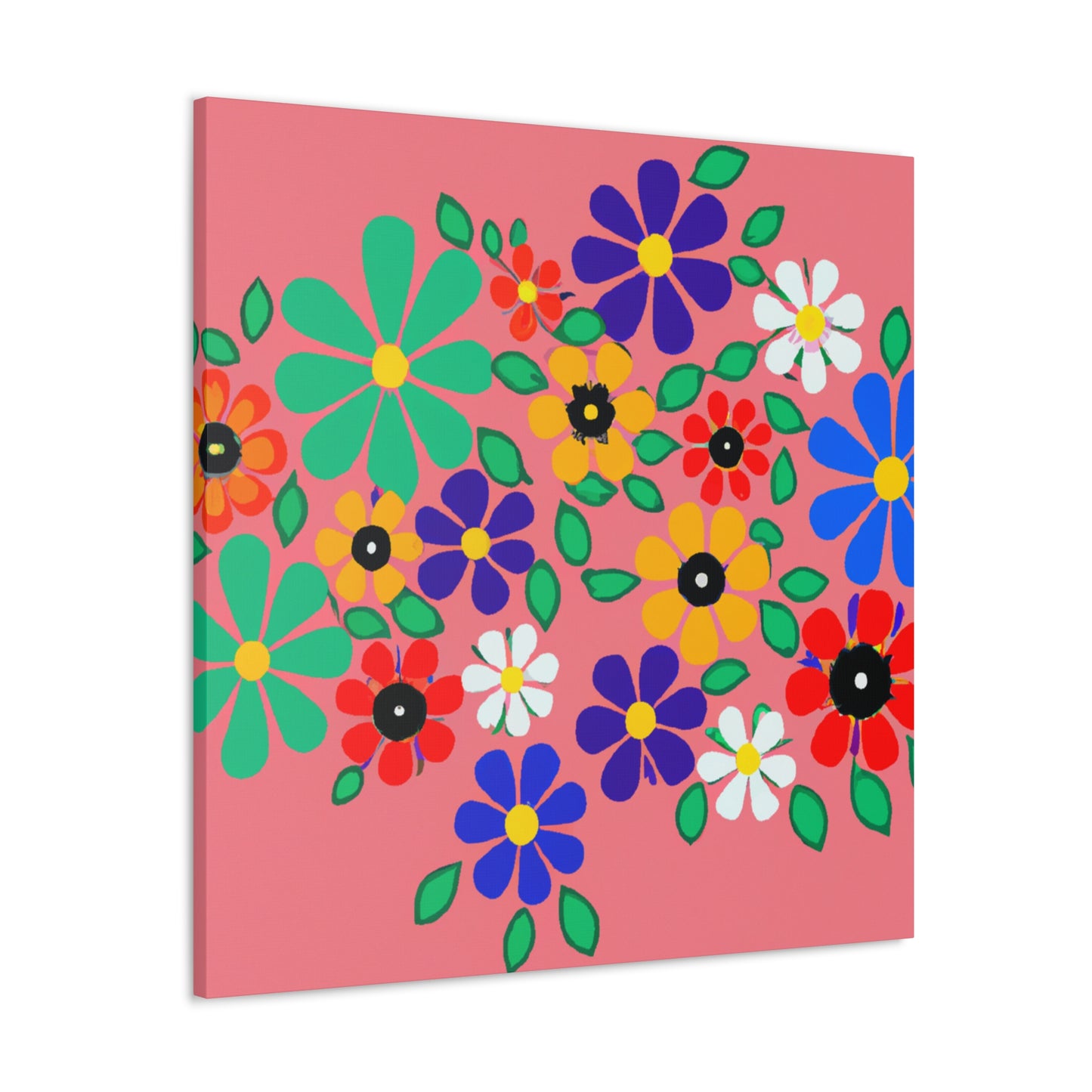 Primrose - Floral. - Canvas