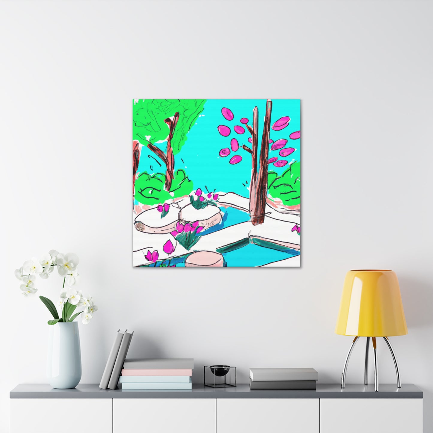 Bountiful Blooms Landscape - Canvas