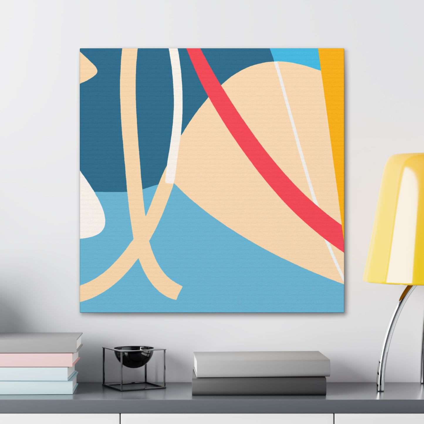 Faux Zen- Midcentury - Canvas