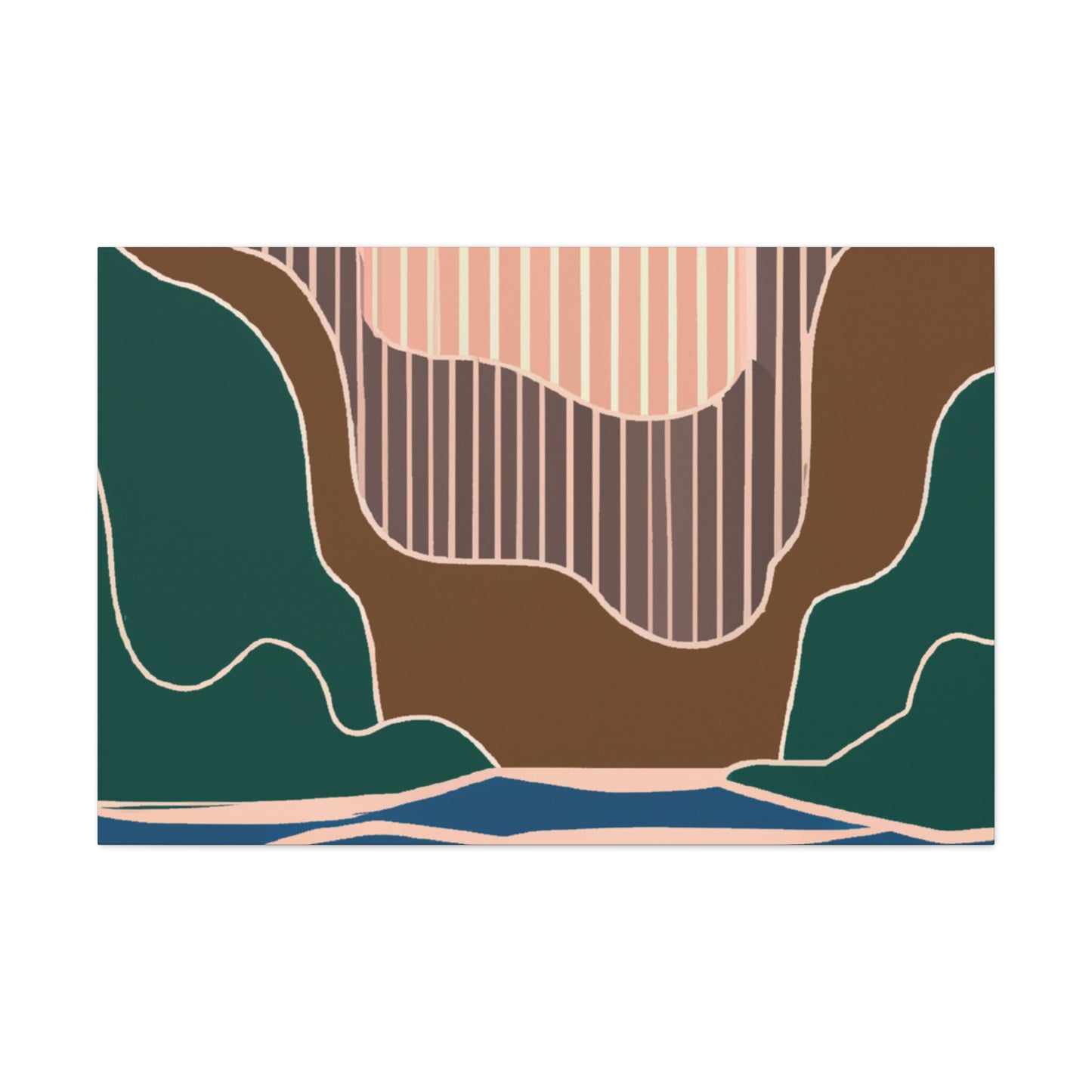 Whimsyfalls - Midcentury Canvas