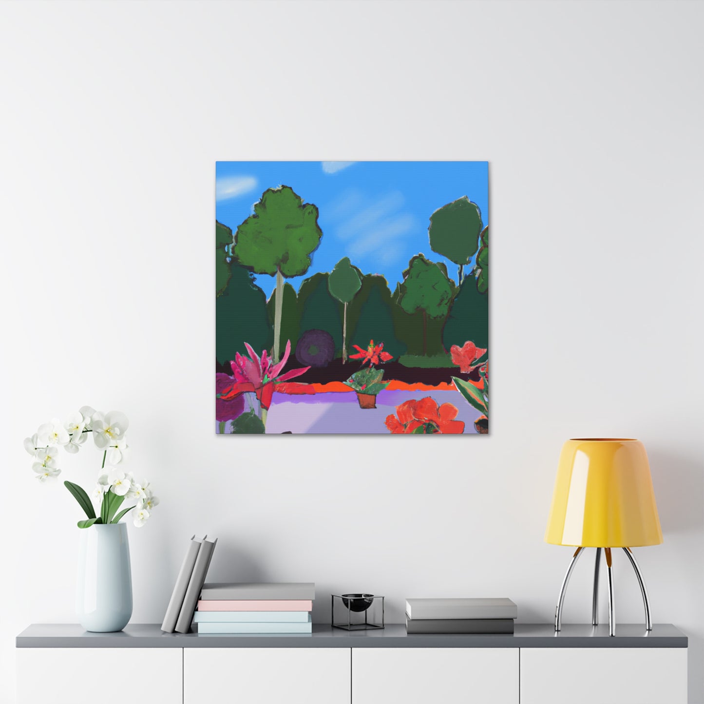 Gardenia Paradise - Landscape - Canvas