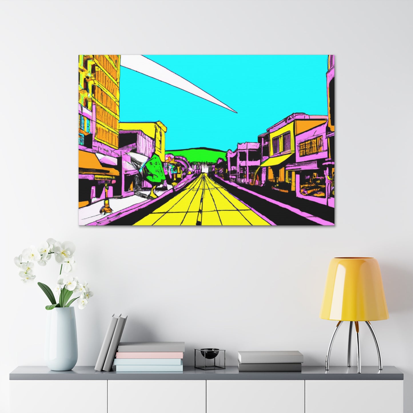 Sunset Blvd - Canvas Pop Art