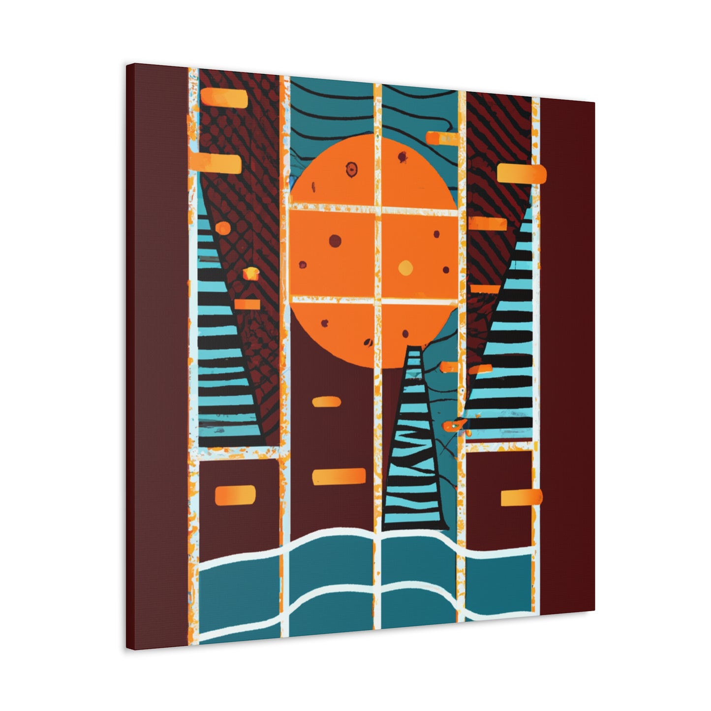 Surge of Geometry - Midcentury - Canvas