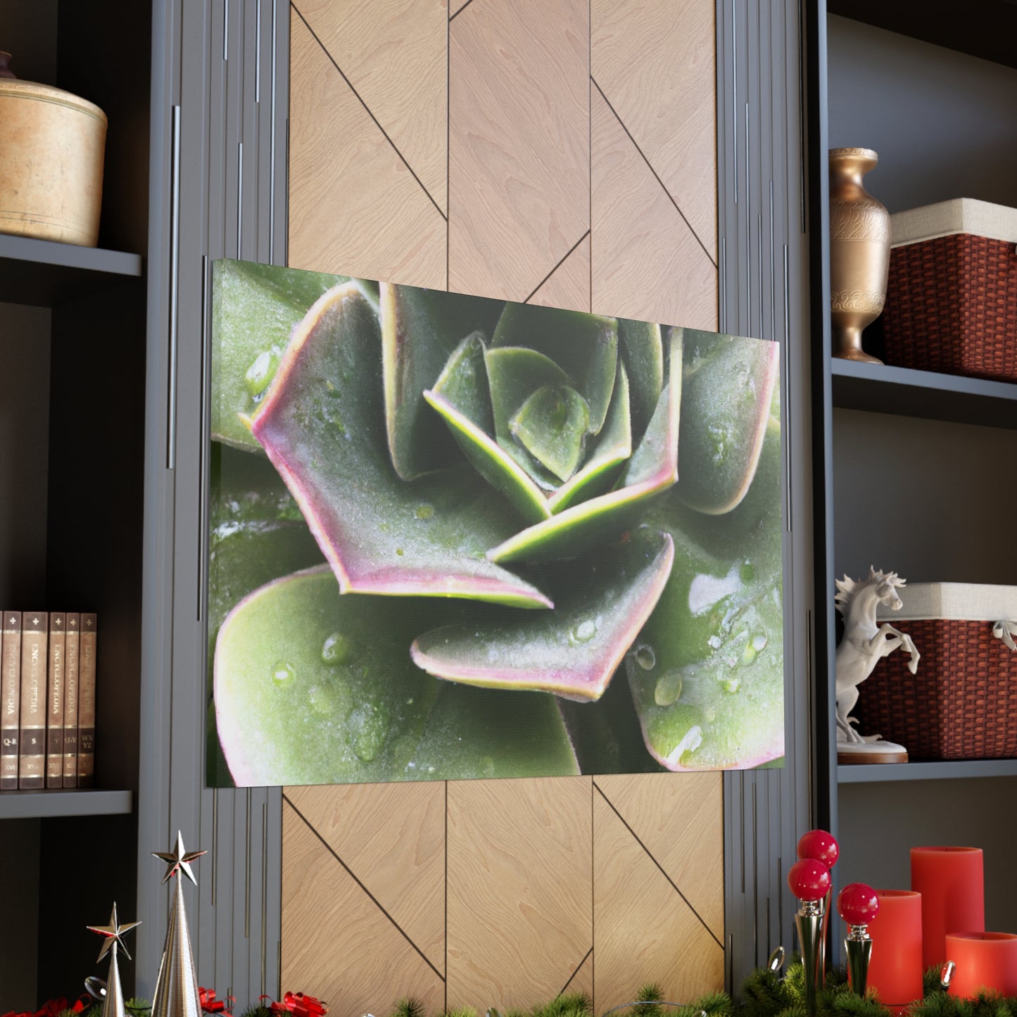 "Garden of Plenty." - Canvas - Succulent