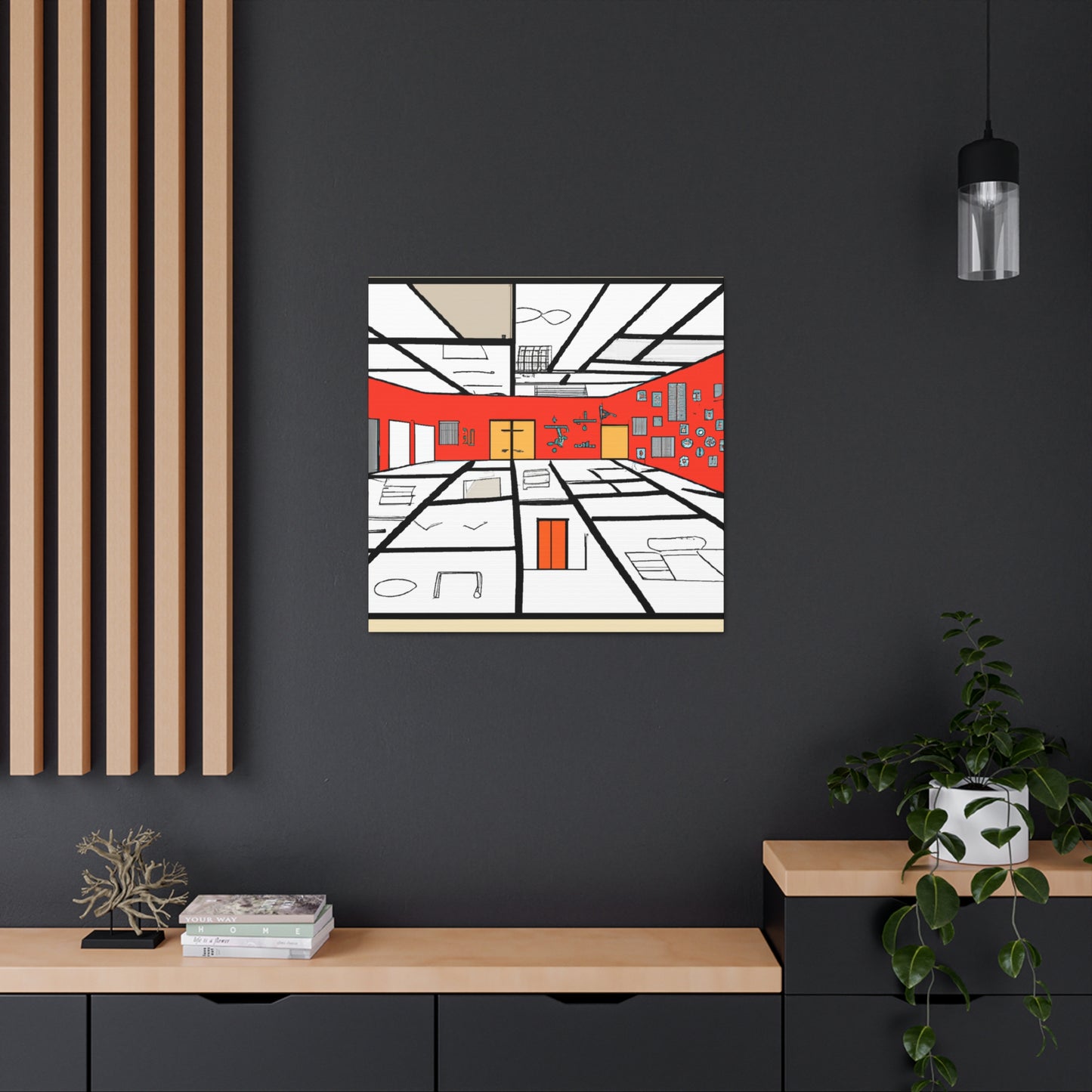 Sweeping View- Canvas - Architectural