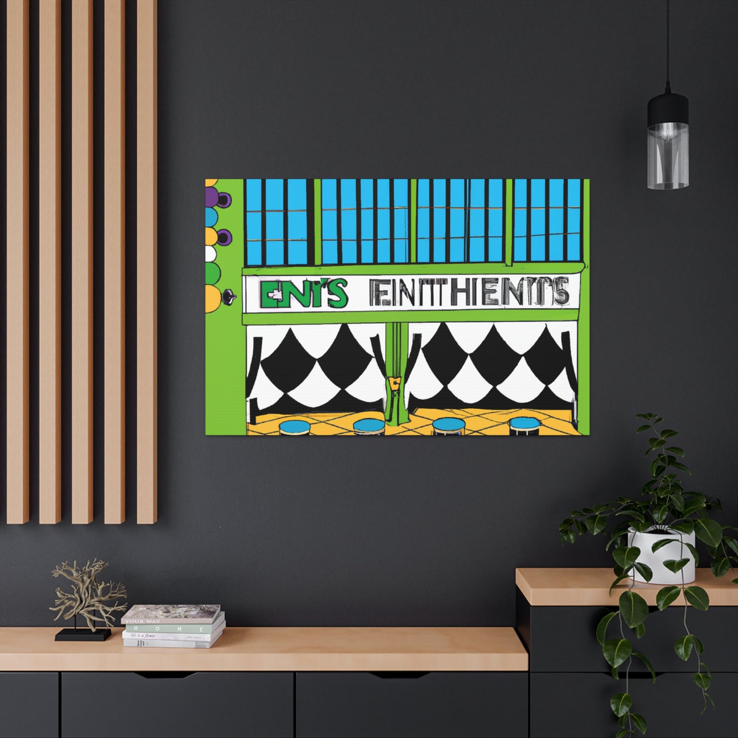 Sock-Hop Stop - Canvas Pop Art
