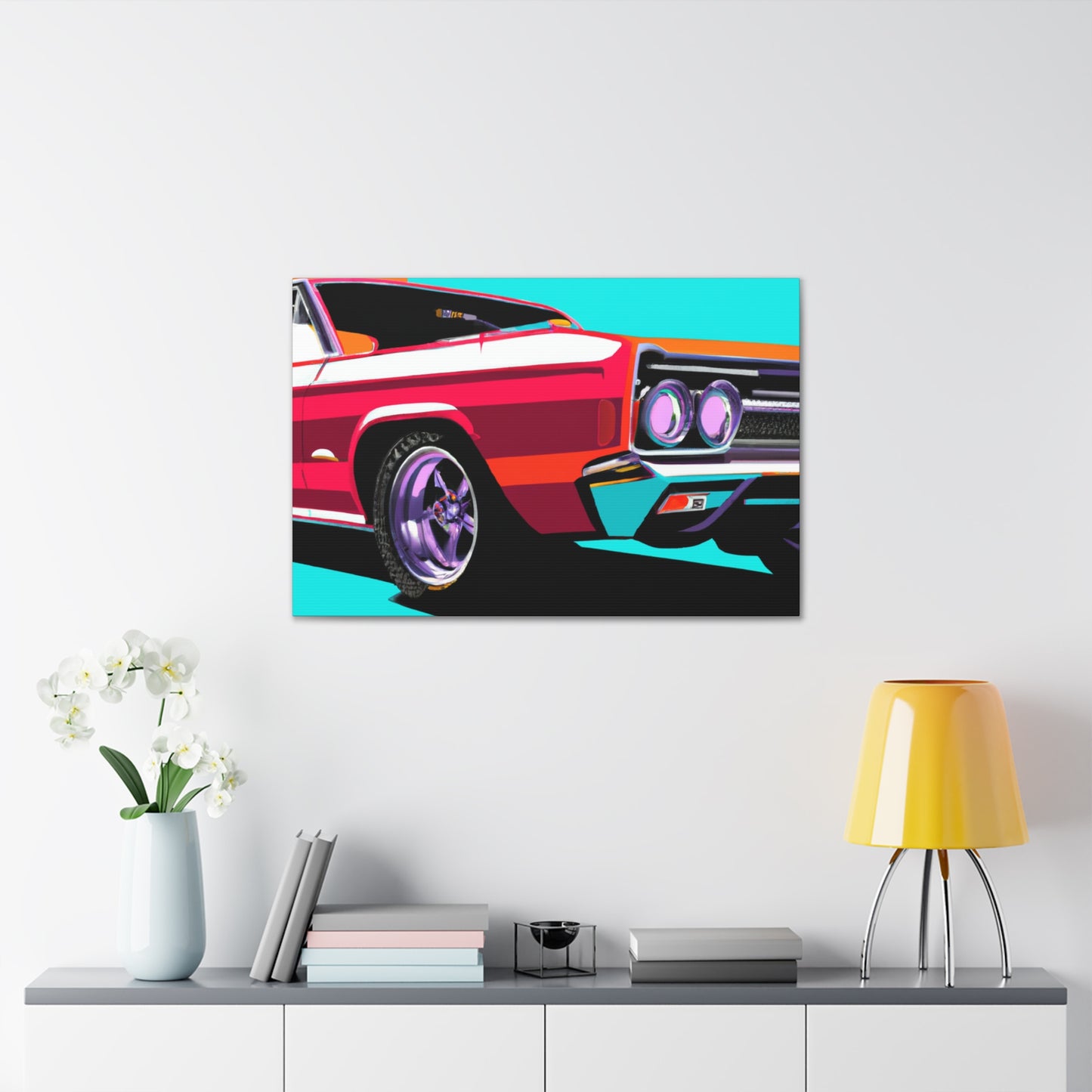 Fireball 500 - Automobile - Canvas