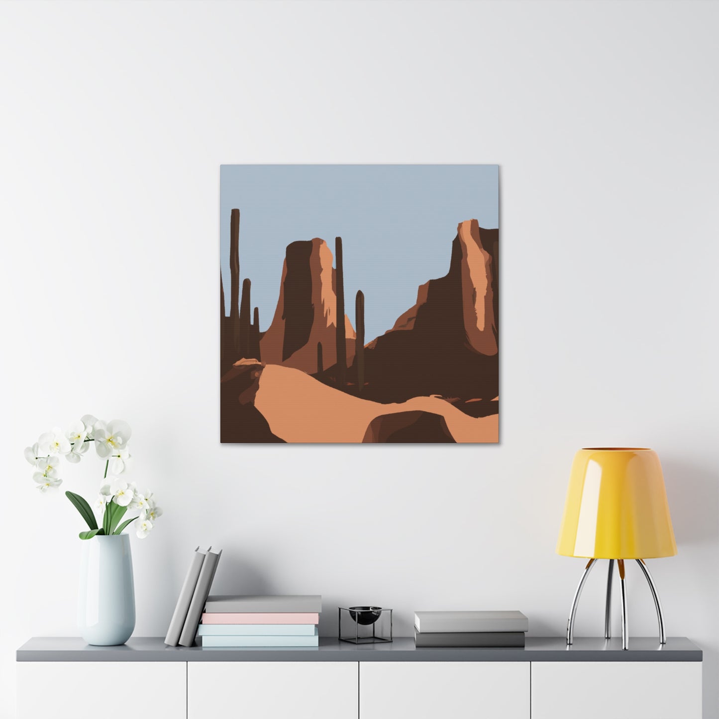Prickly Oasis - Landscape - Canvas