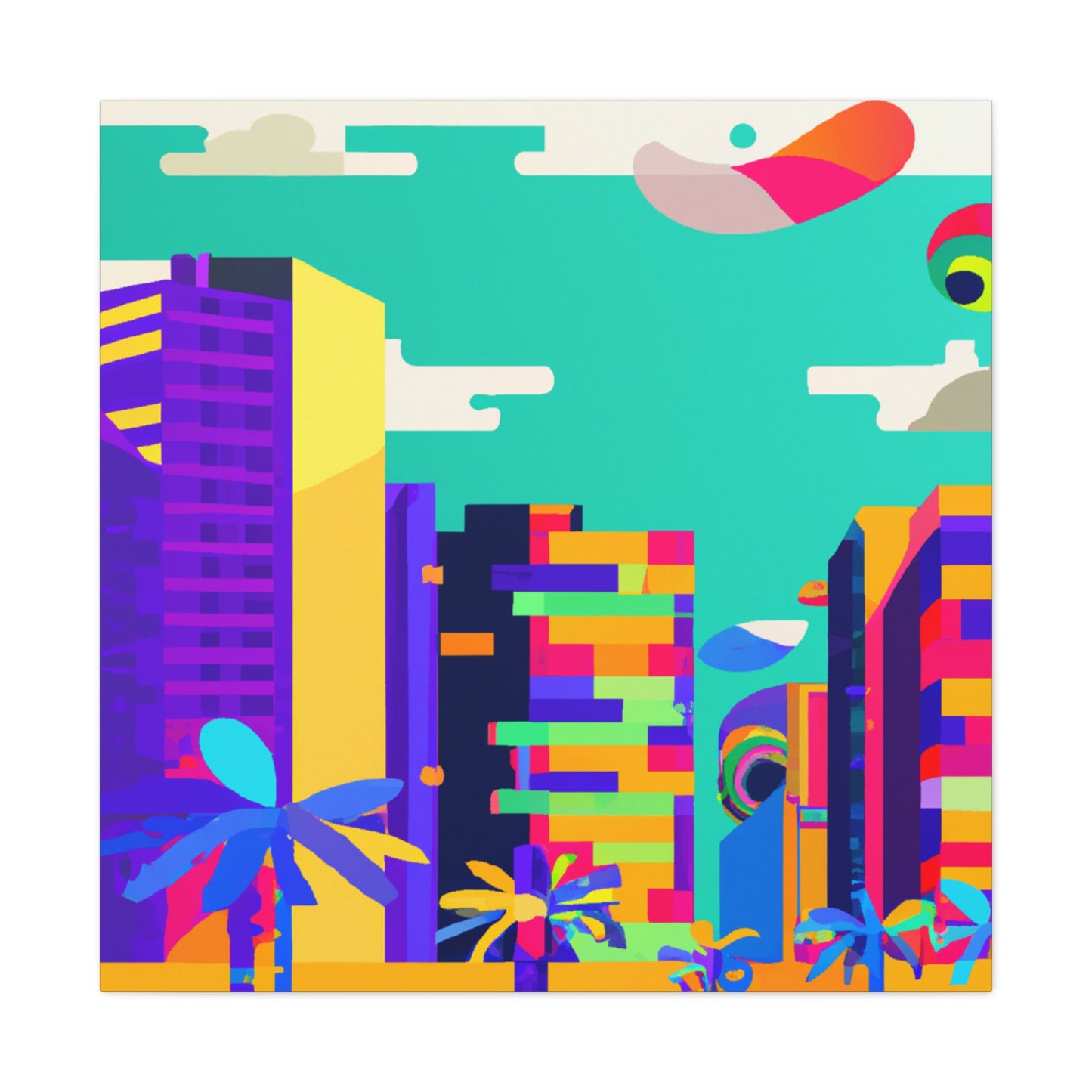 Yacuruna-South America - Canvas