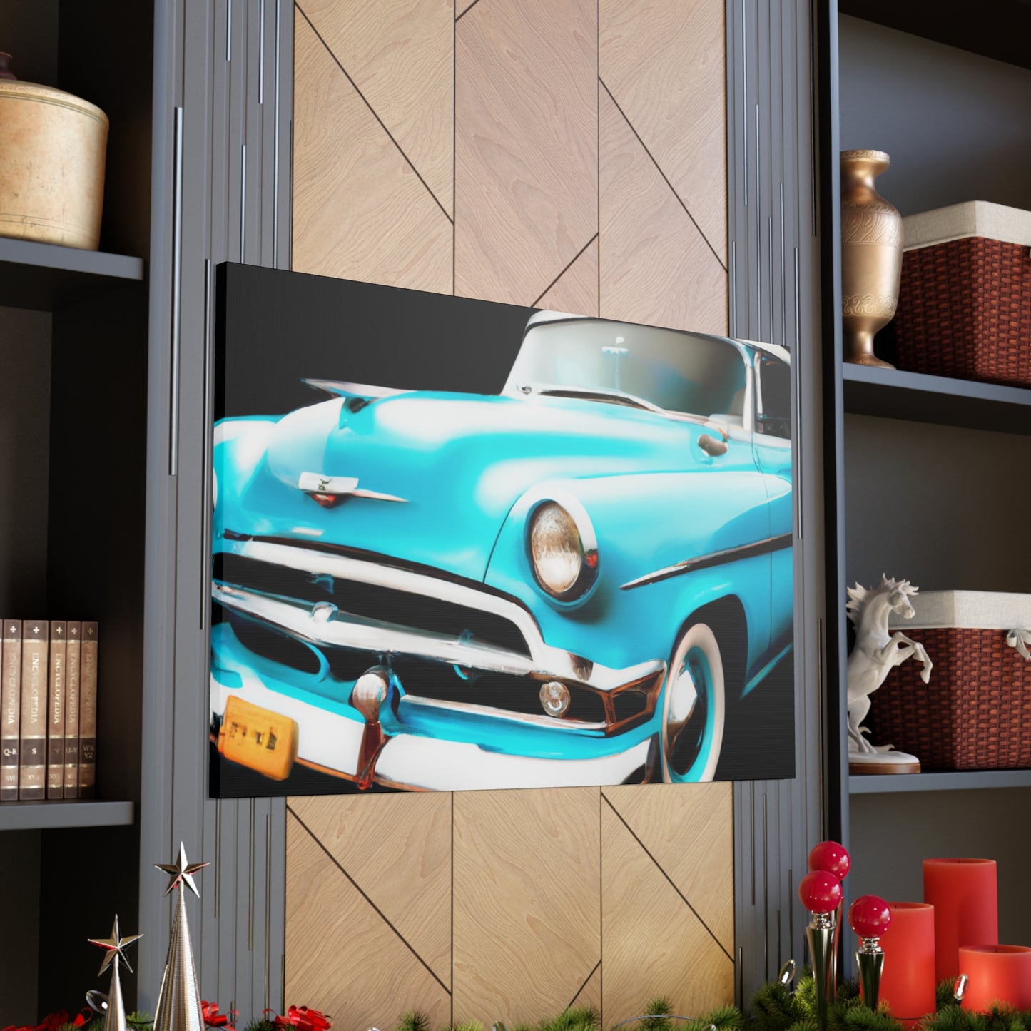 "Marine Marvel" - Automobile Canvas