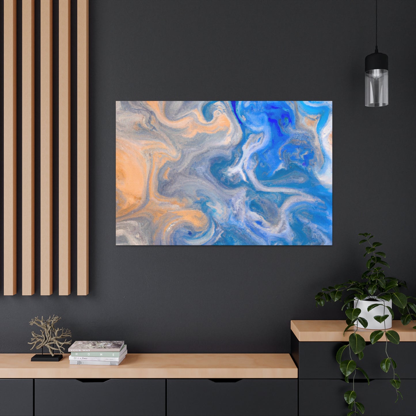 Water Swirl - Abstract Canvas