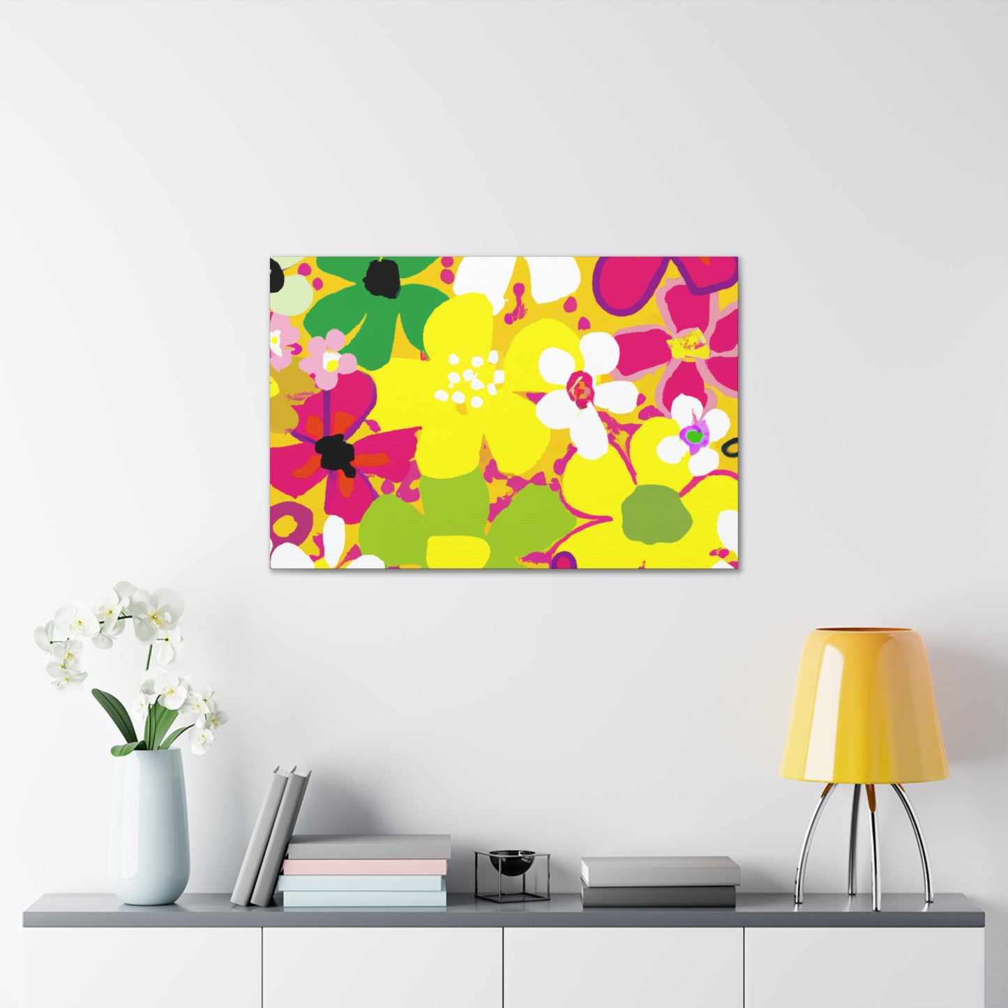 "The Magnificent Floral Symphony" - Canvas