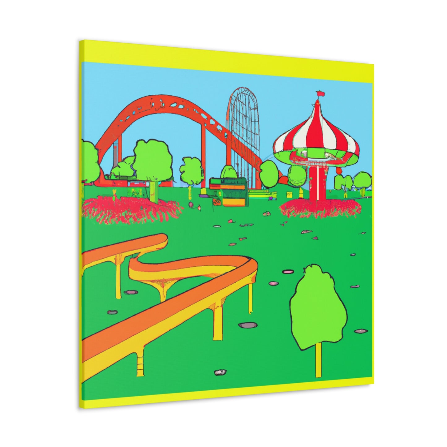 Enchanted Flora- Landscape - Canvas