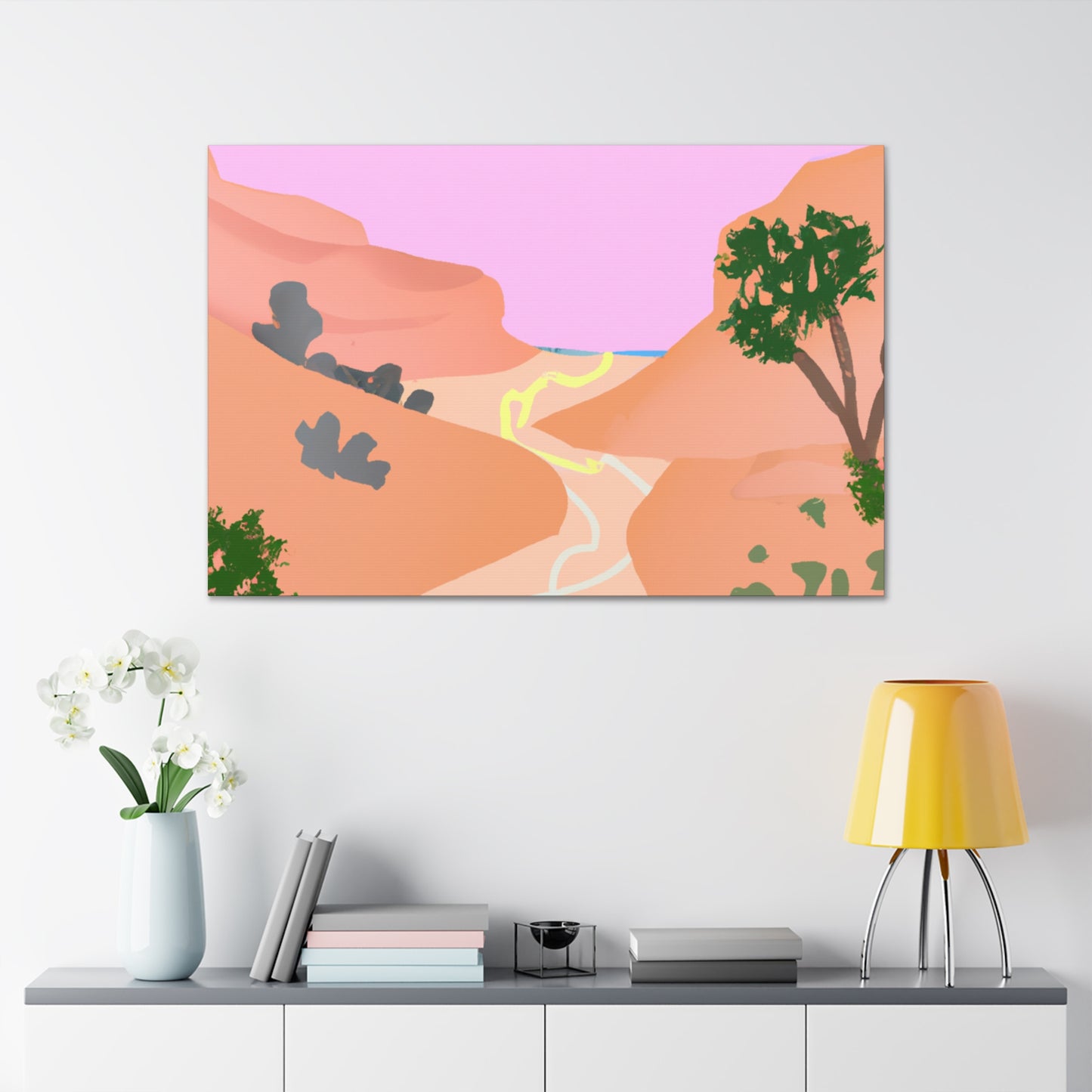 Flaming Dunes - Landscape - Canvas