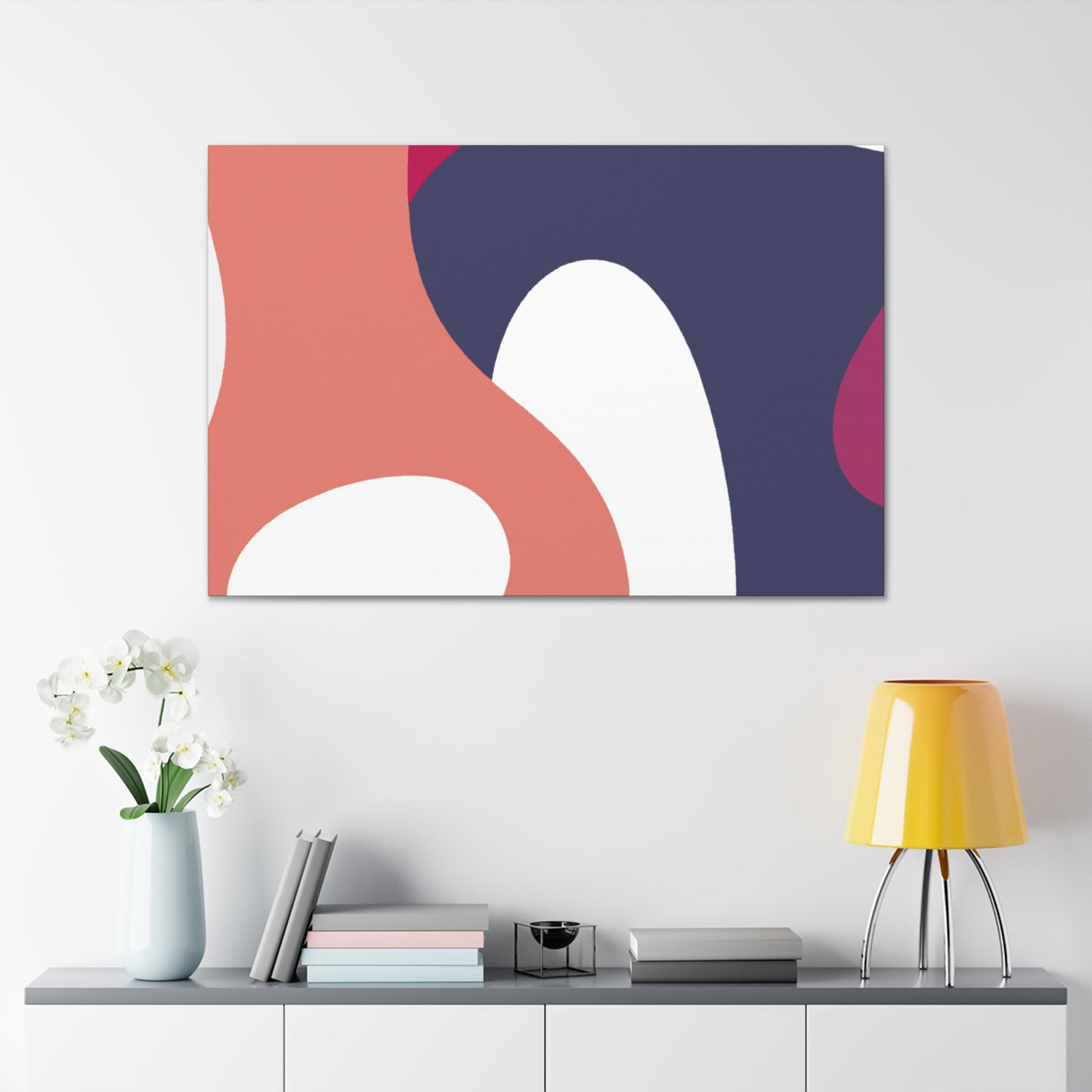 "Elegant Balance - Midcentury" - Canvas
