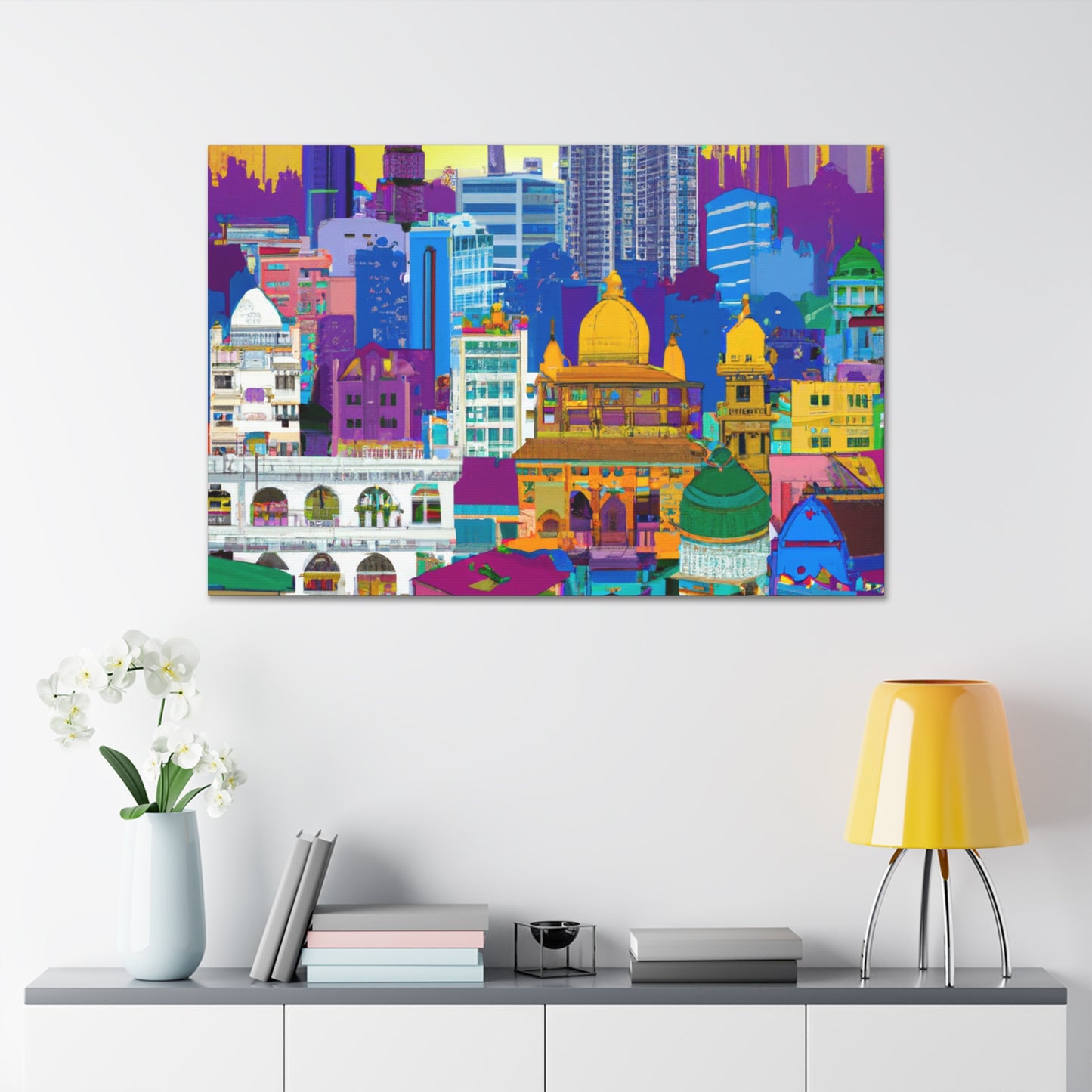 Taj Mahal - Destination India. - Canvas