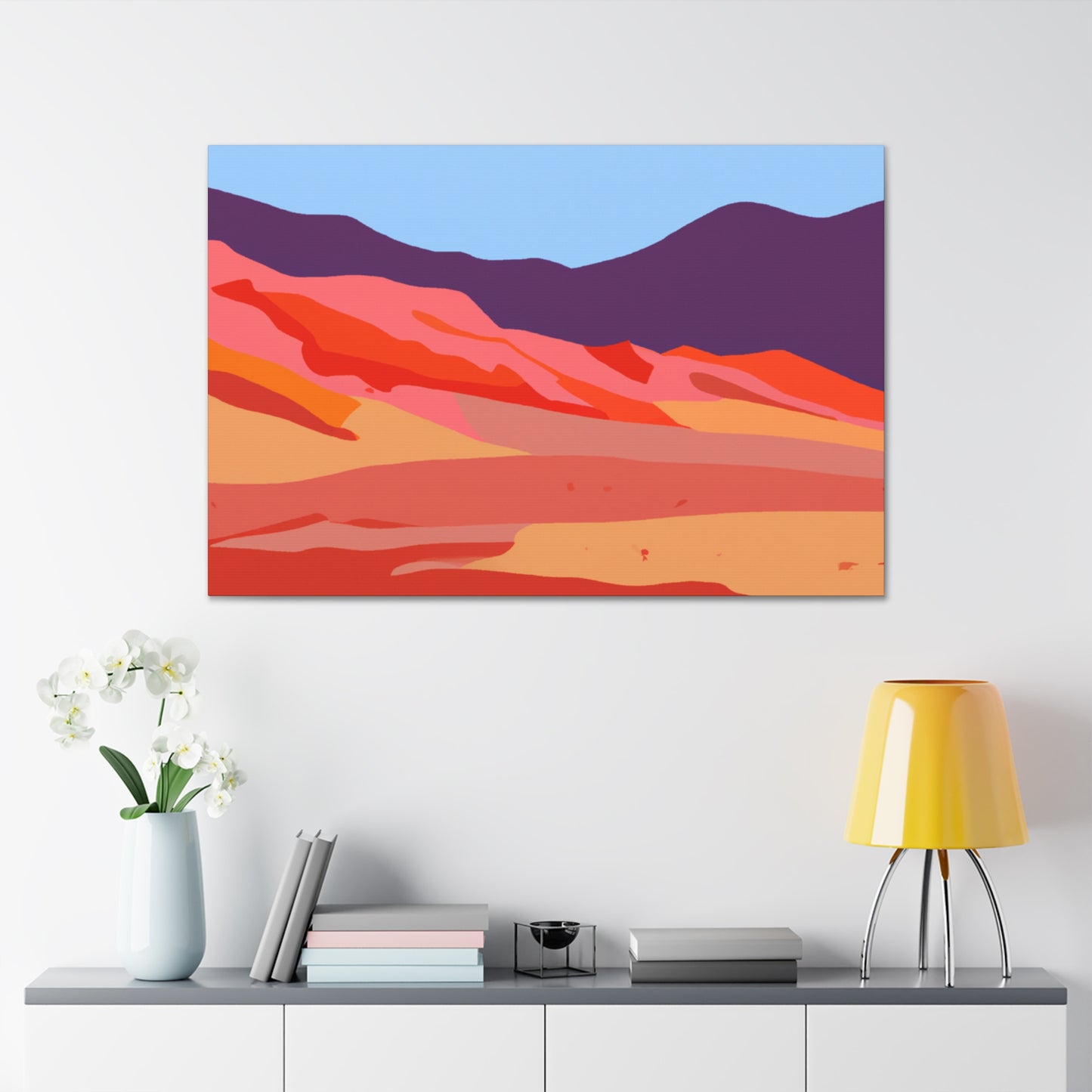 Dusty Plume Landscape - Canvas