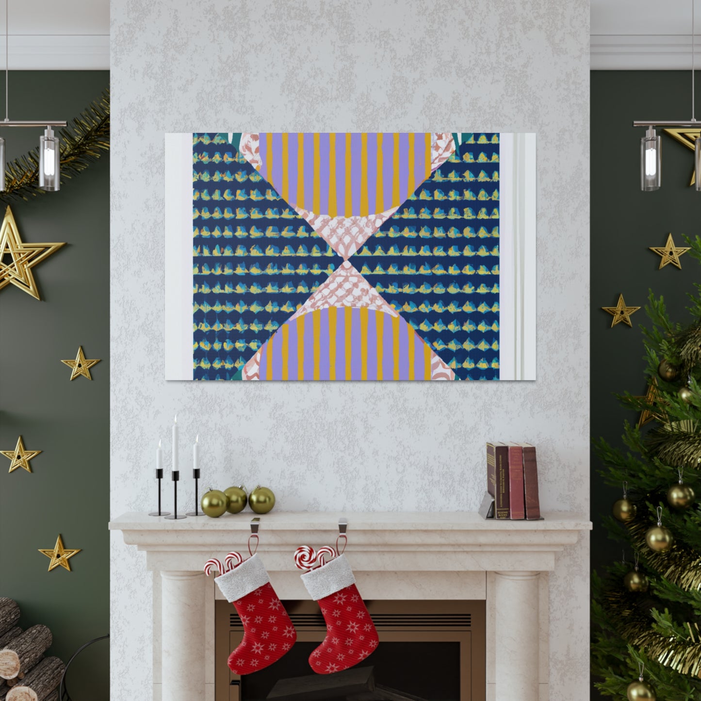 Hourglass - Midcentury Canvas
