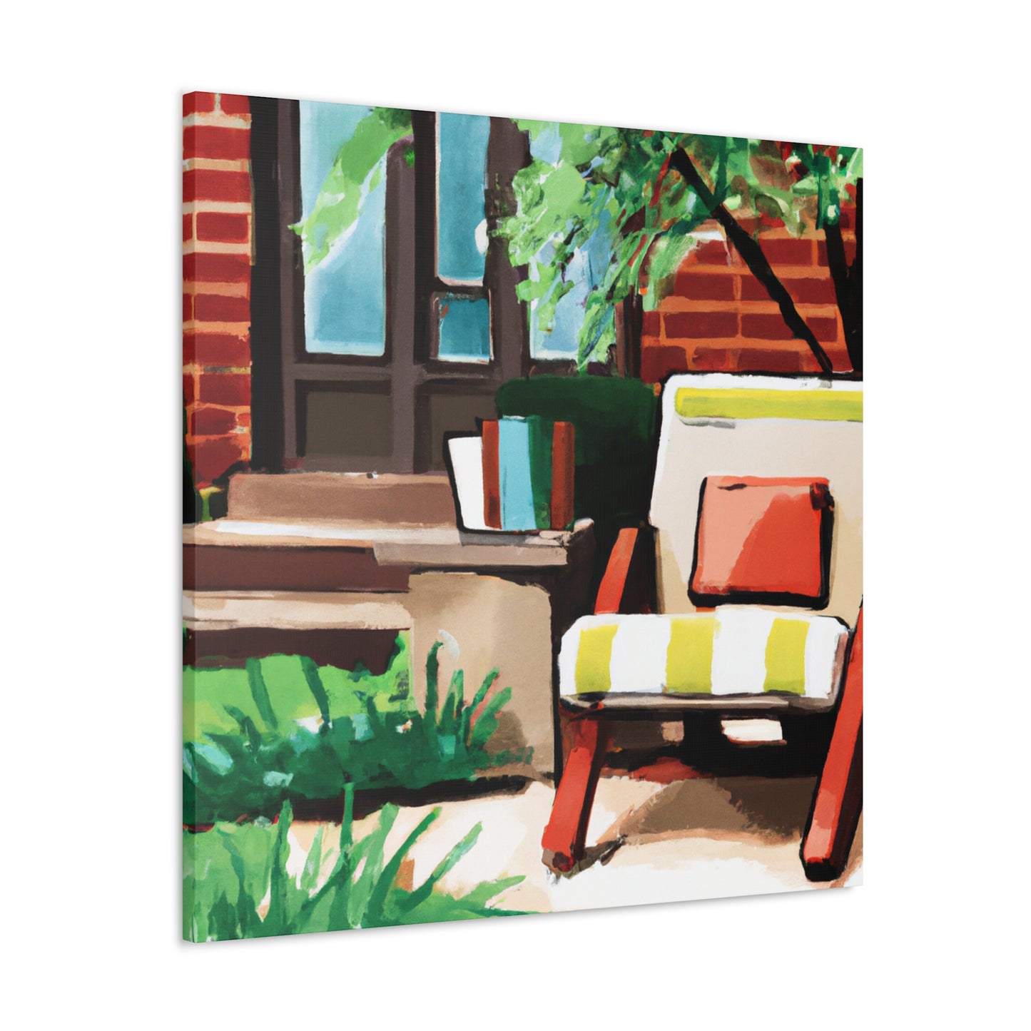"Cheery Bliss- Midcentury" - Canvas