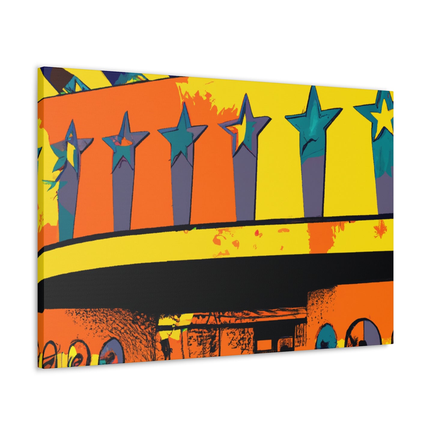 Whirlin' Wheels Diner and Drive-In - Canvas