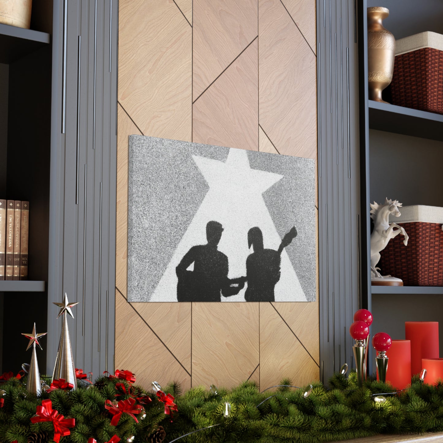 Hot Wax Records - Retro Music and Film Canvas