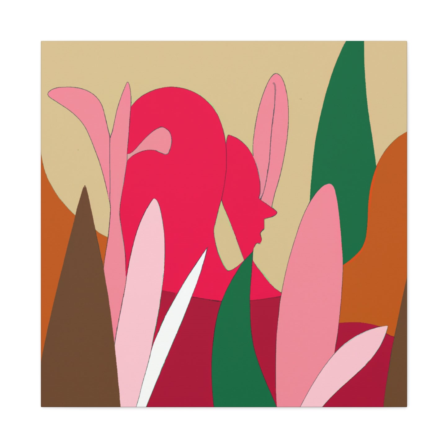 Paradise Stripped - Minimalism - Canvas