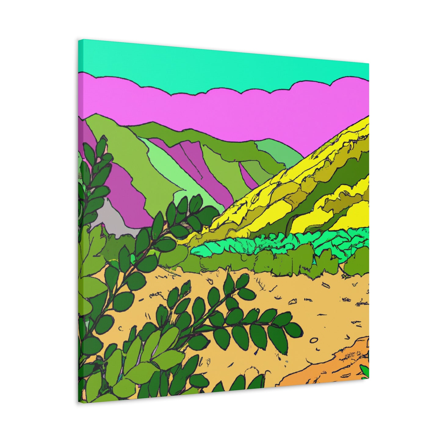 Calico-Landscape - Canvas