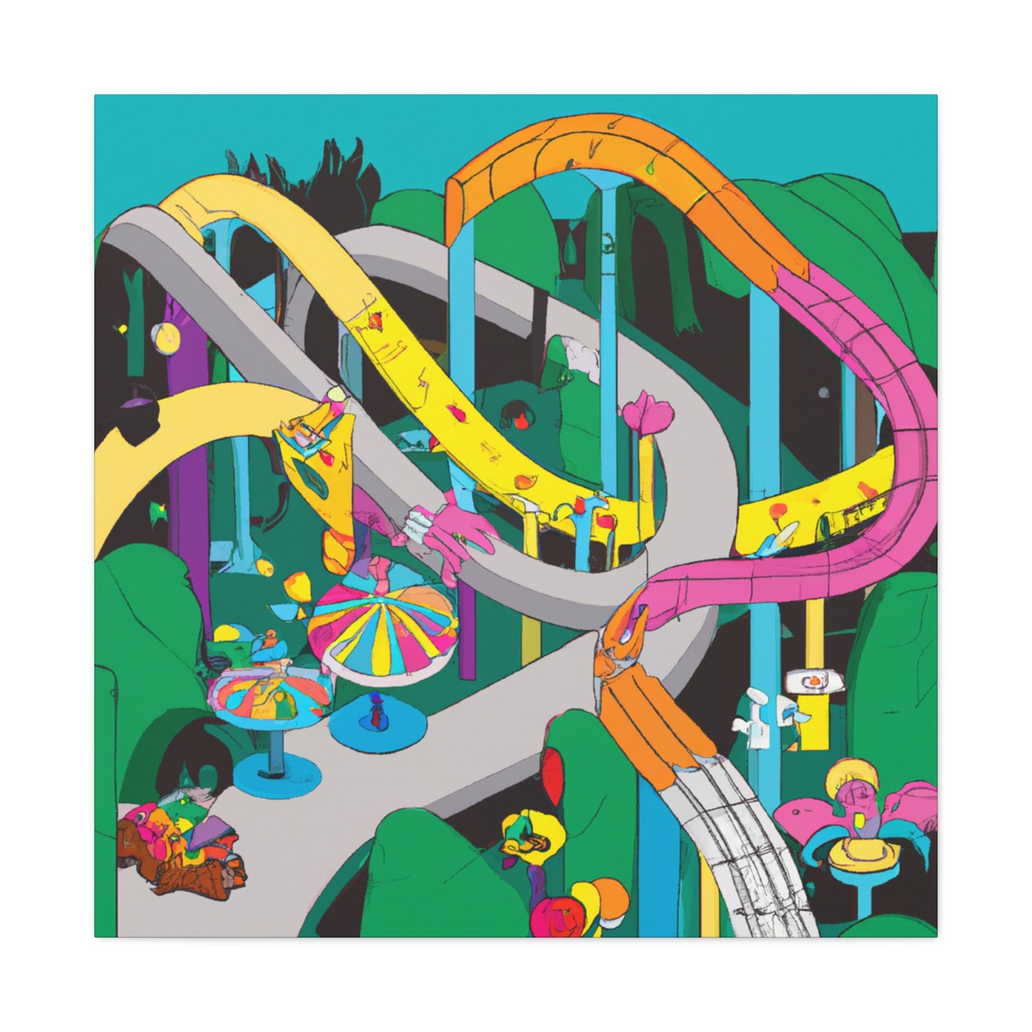 Fantasia-Amusement - Canvas