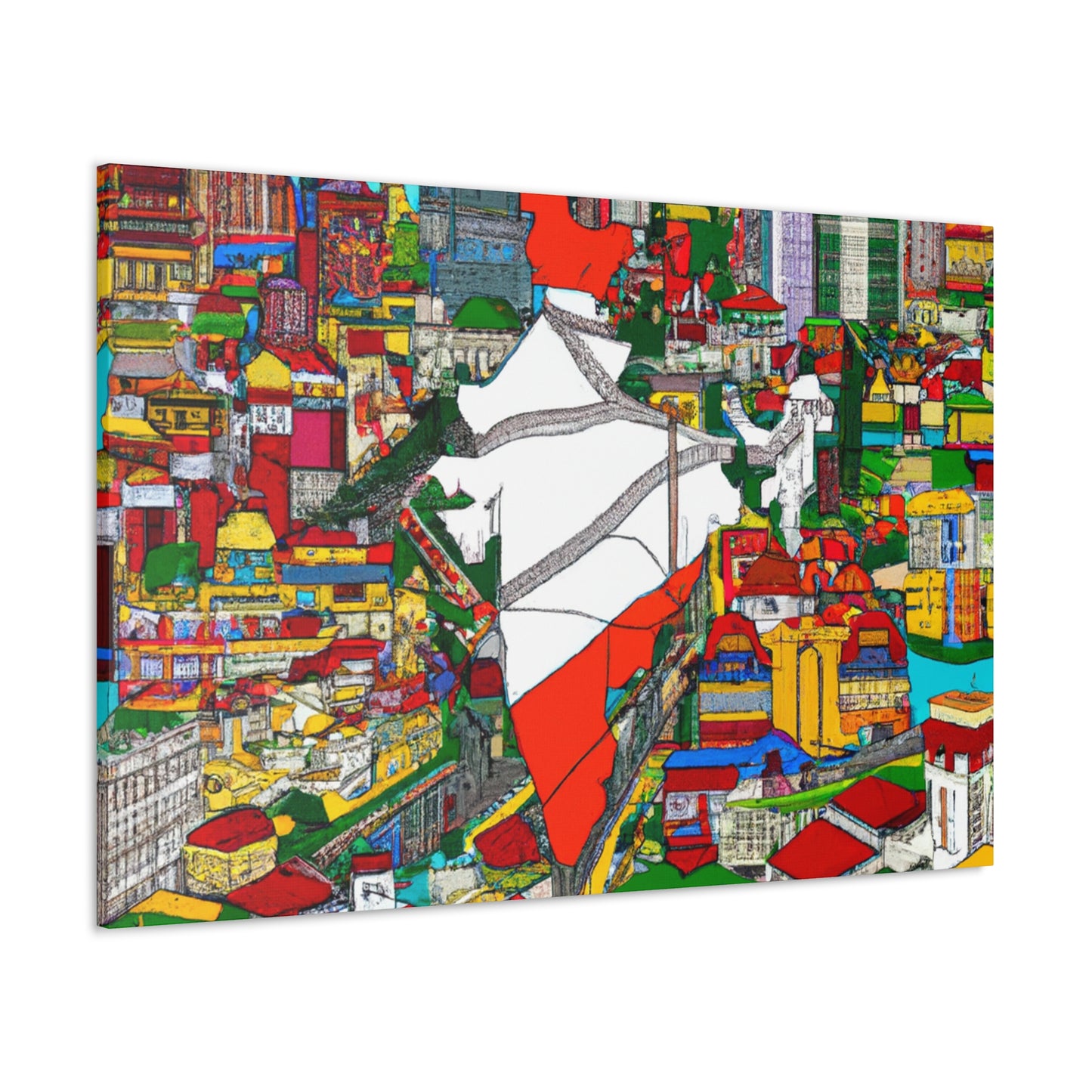 Golden Triangle - Destination India - Canvas