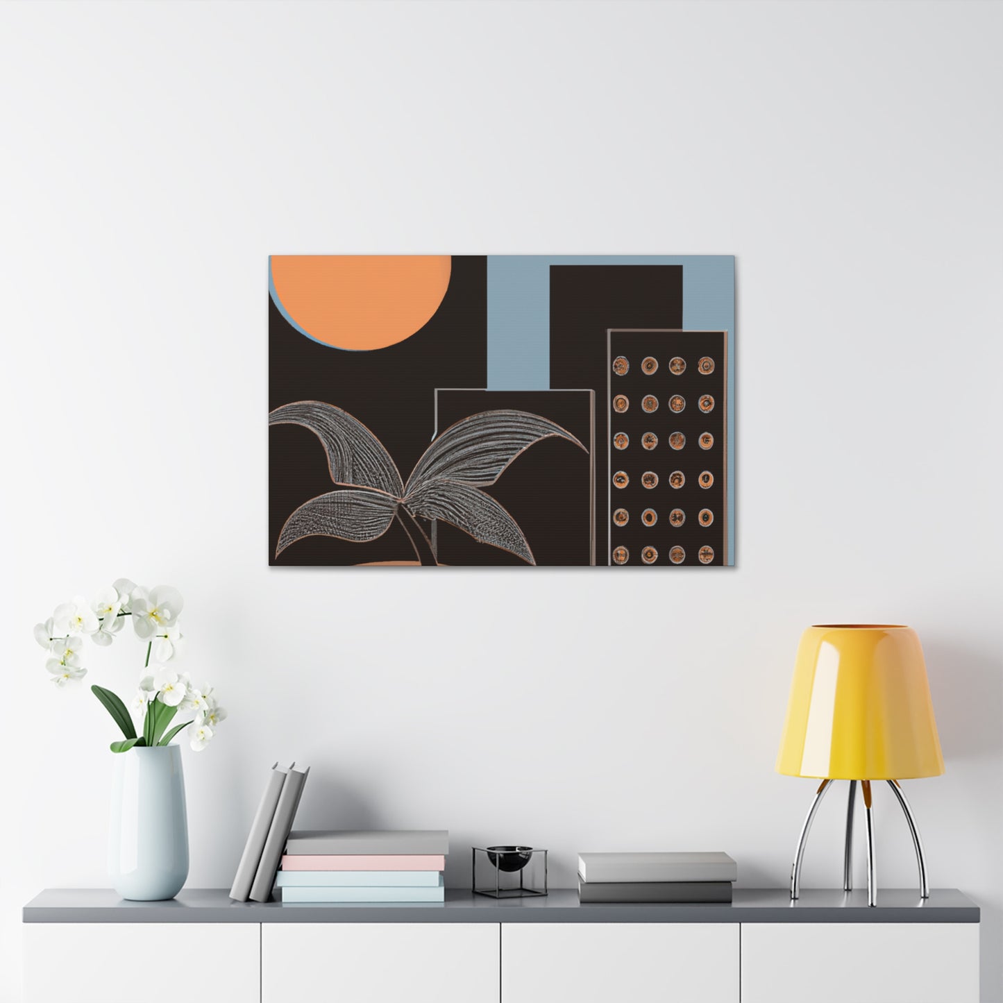Dark Lovely - Midcentury Canvas