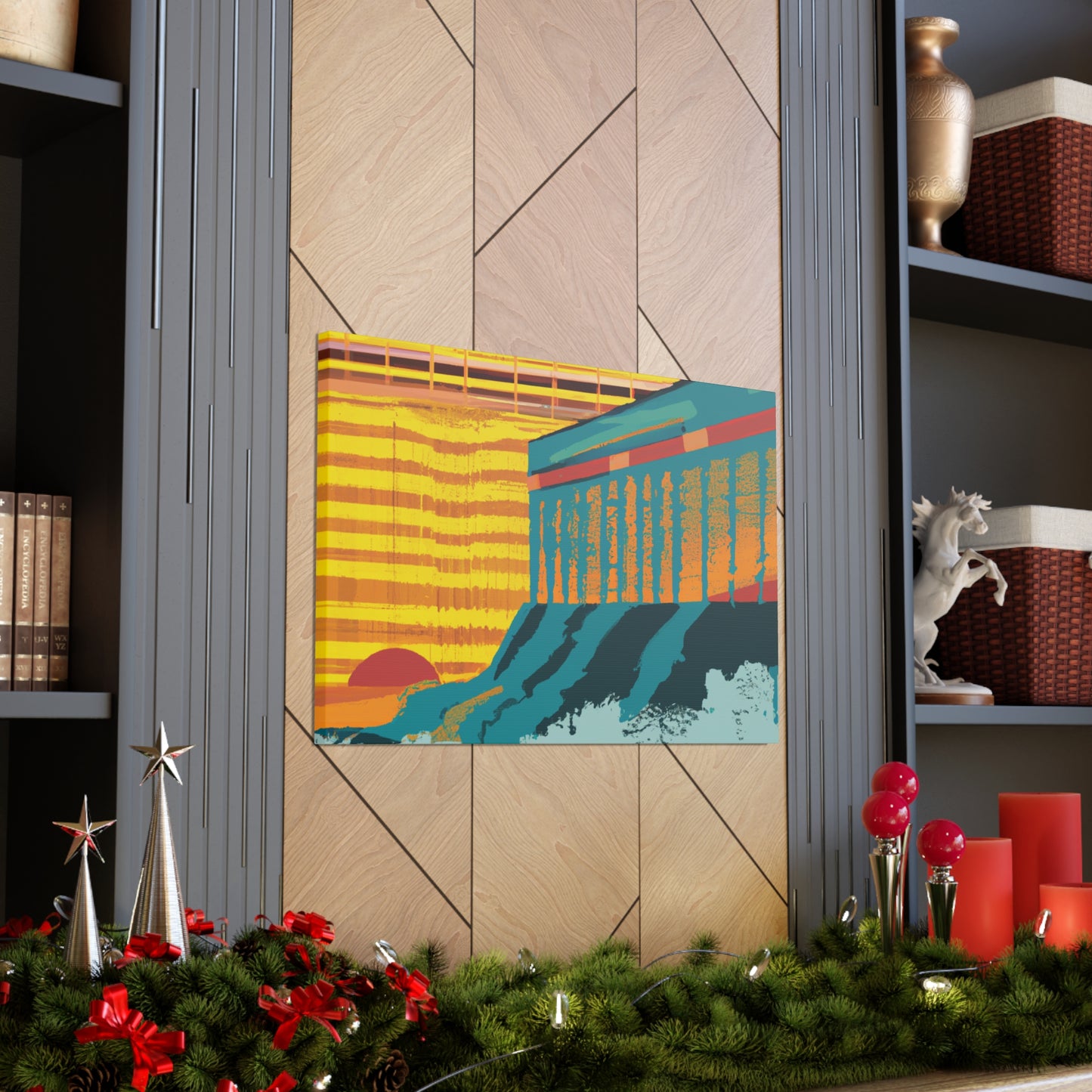 Furfin Flying Fox - Midcentury Canvas