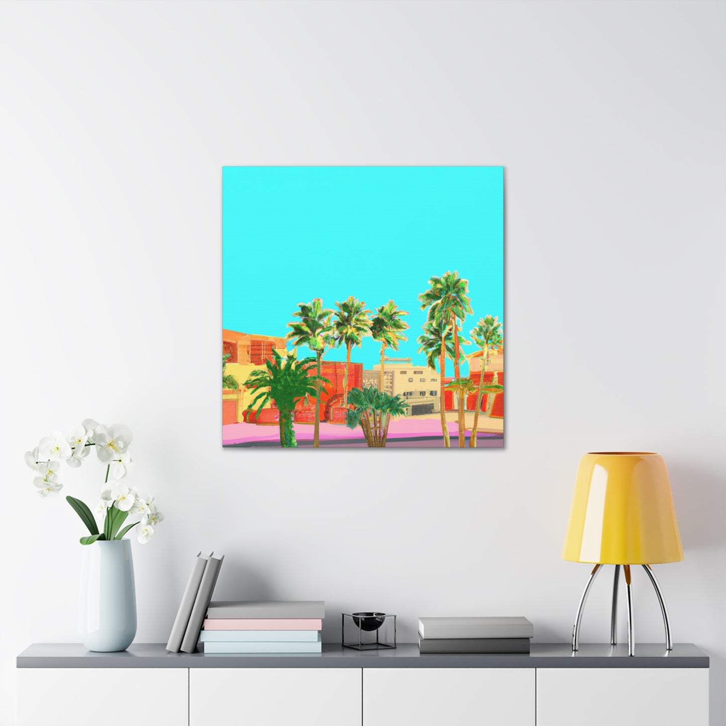 Sandy Oasis - Architectural - Canvas