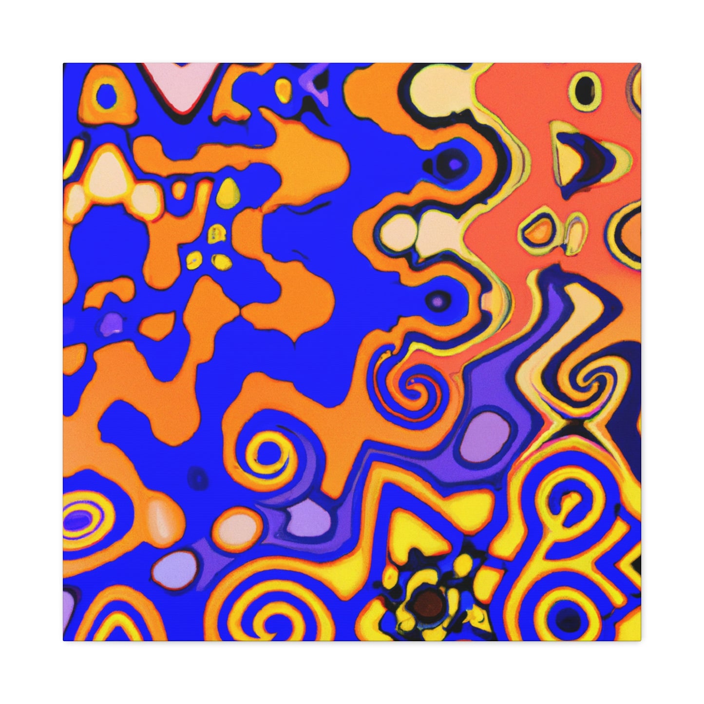 Aqua Aura - Abstract - Canvas