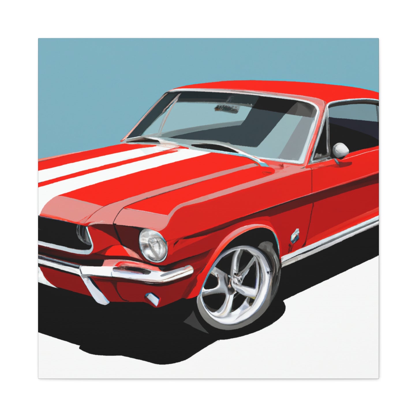 Classic Cyclone - Automobile - Canvas