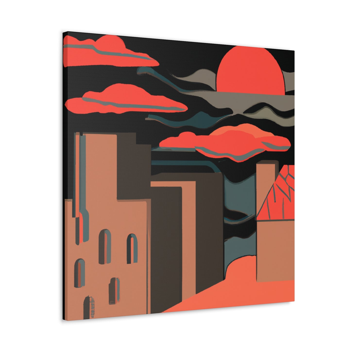 'Rising Star- Midcentury' - Canvas