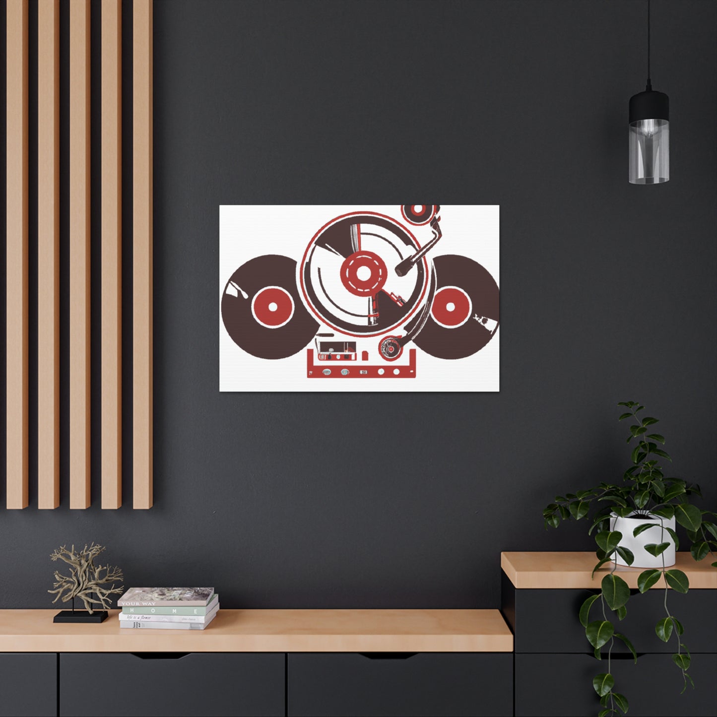 The Vinyl Emperors - Retro Music and Film Canvas