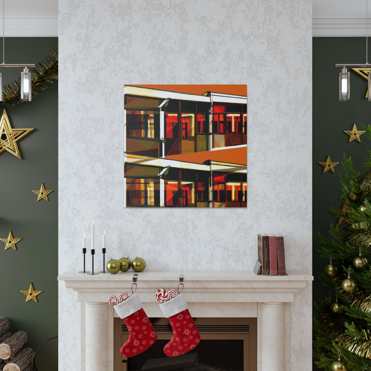 Burnt Windows - Canvas - Architectural